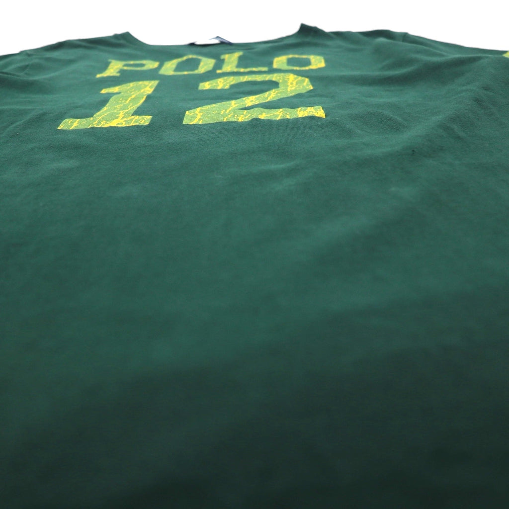 Polo by Ralph Lauren maglietta da football numerata anni '90, taglia M, verde cotone