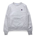 Champion Reverse Weave Felpa M Grigio Cotone Logo Ricamato Etichetta Blu Replica Reverse Weave