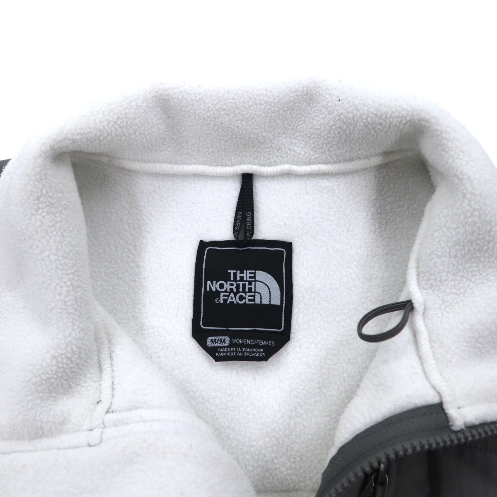 THE NORTH FACE Giacca Denali POLARTEC pile M bianco grigio standard USA