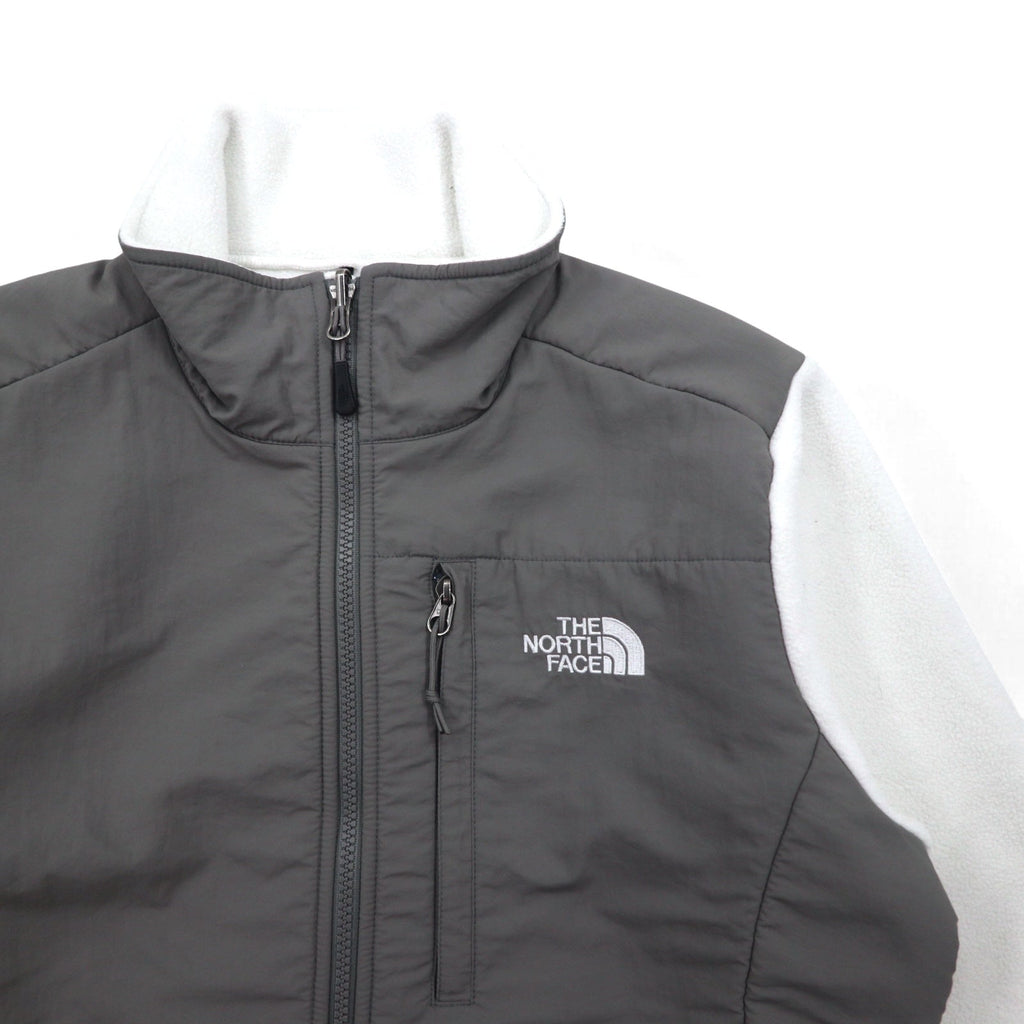 THE NORTH FACE Giacca Denali POLARTEC pile M bianco grigio standard USA