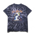 DEF LEPPARD Def Leppard T-shirt da gruppo rock M grigio tie-dye candeggiato Hysteria