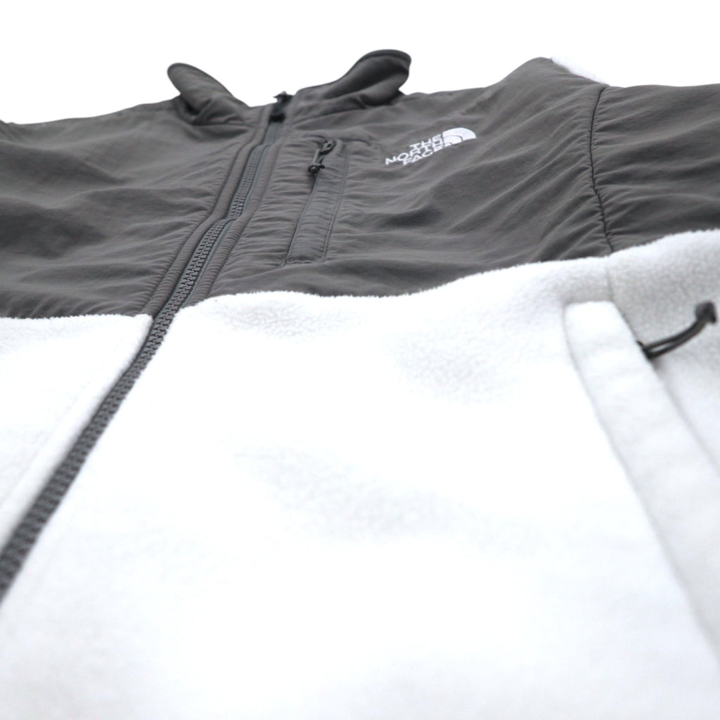 THE NORTH FACE Giacca Denali POLARTEC pile M bianco grigio standard USA