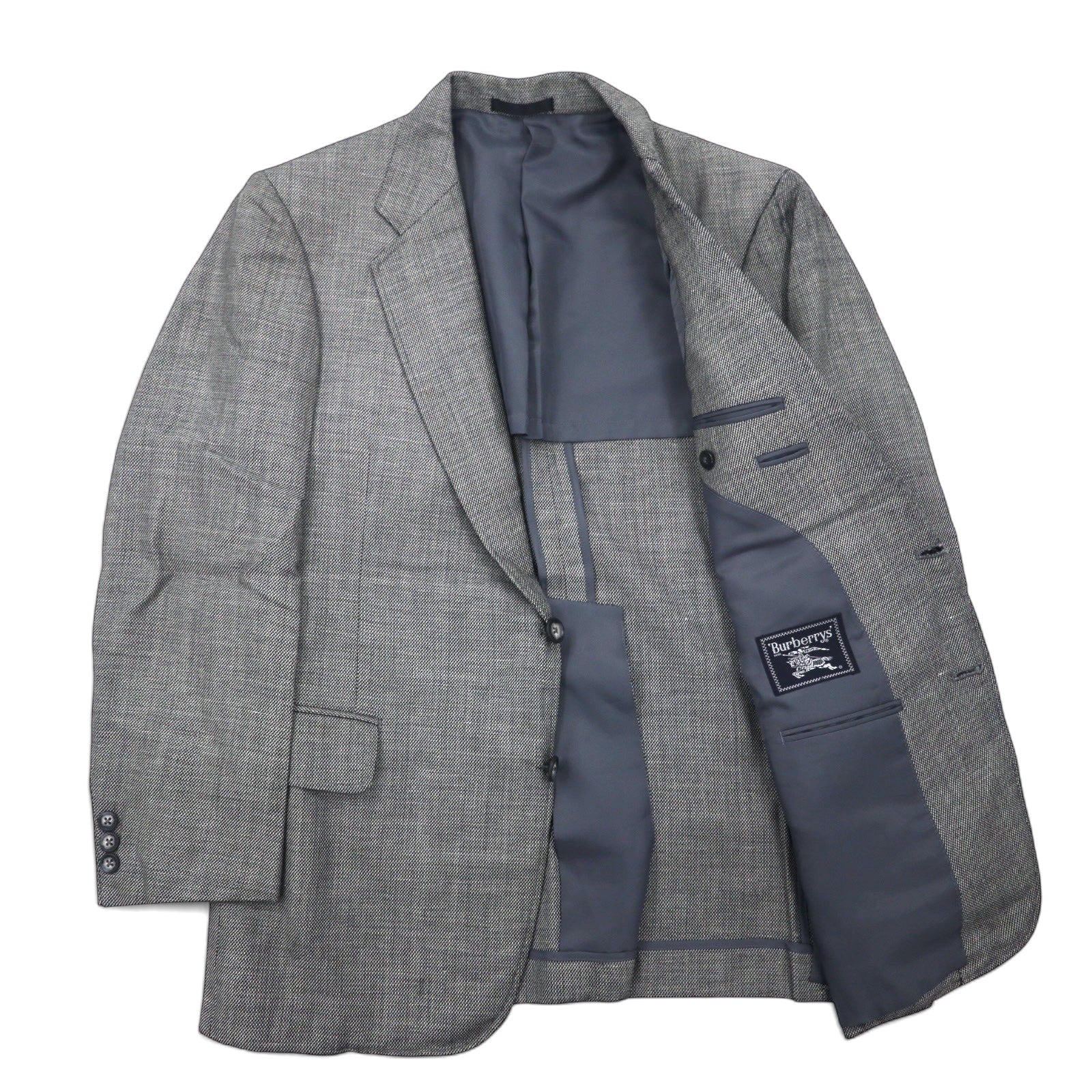 Burberrys 2B Completo 170AB5 Grigio Lana Vintage