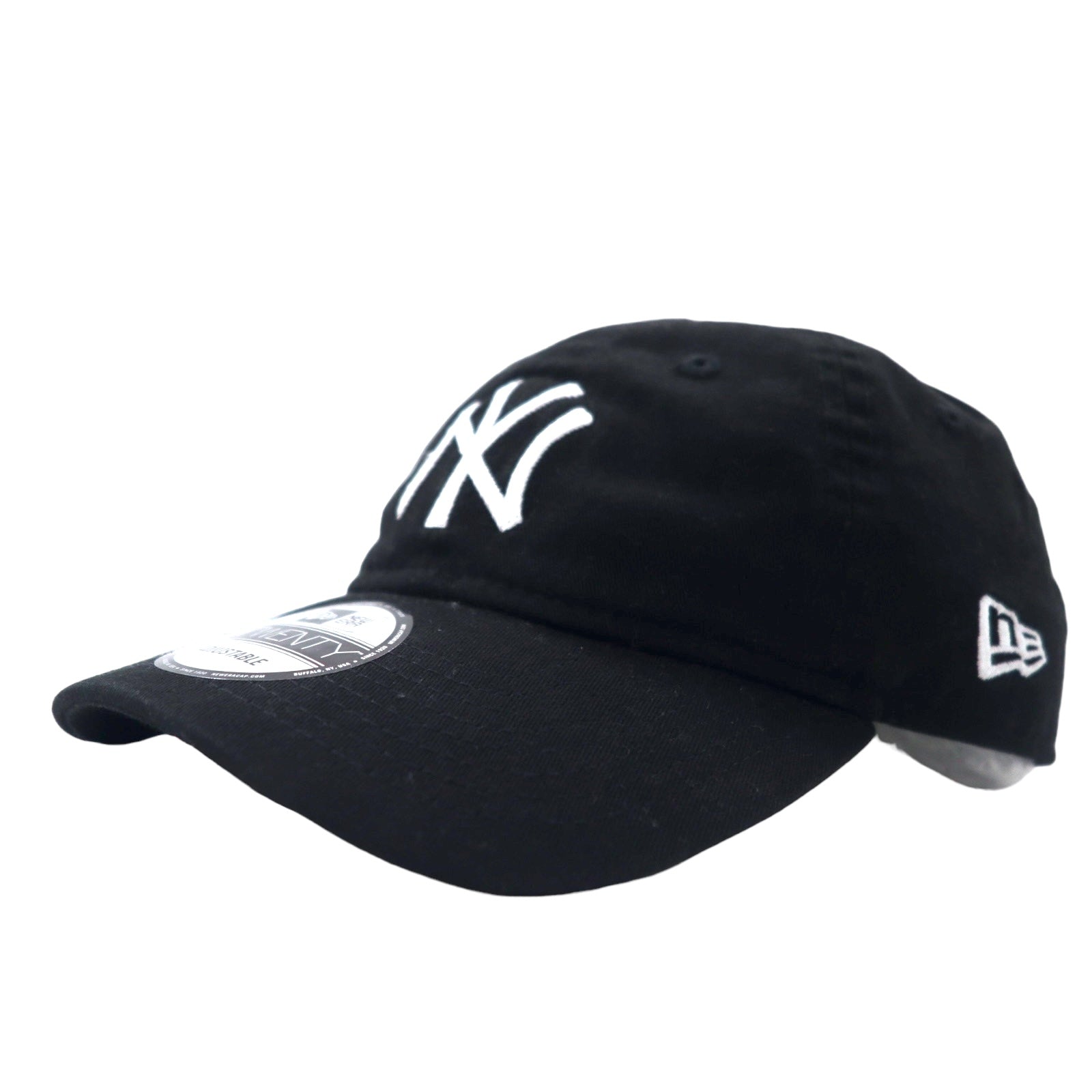 Cappellino da baseball NEW ERA ONE, nero, cotone, MLB New York Yankees, regolabile