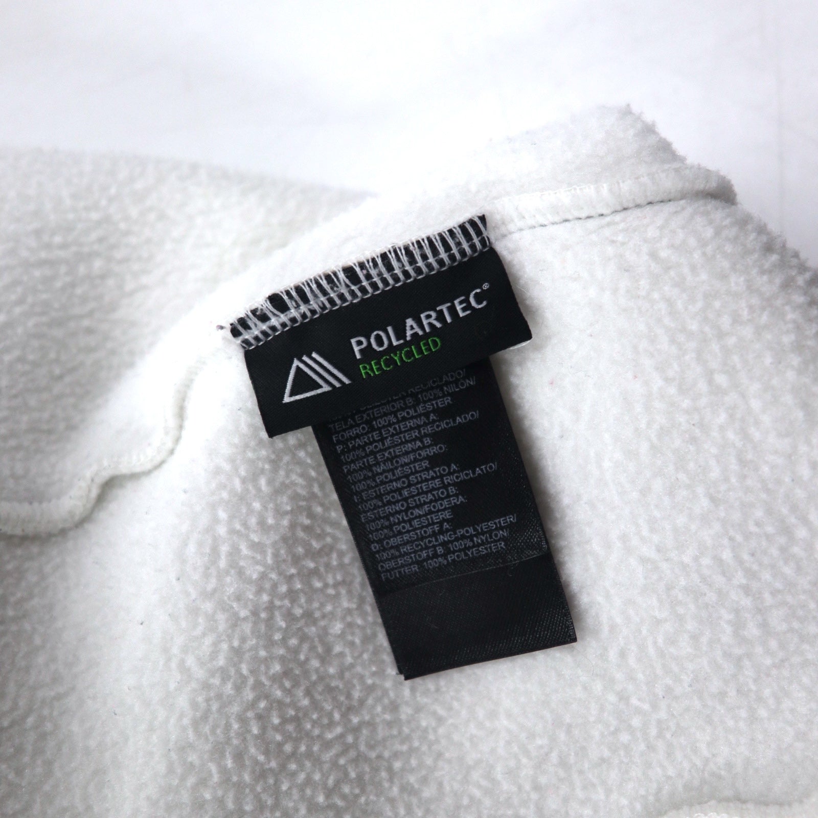 THE NORTH FACE Giacca Denali POLARTEC pile M bianco grigio standard USA