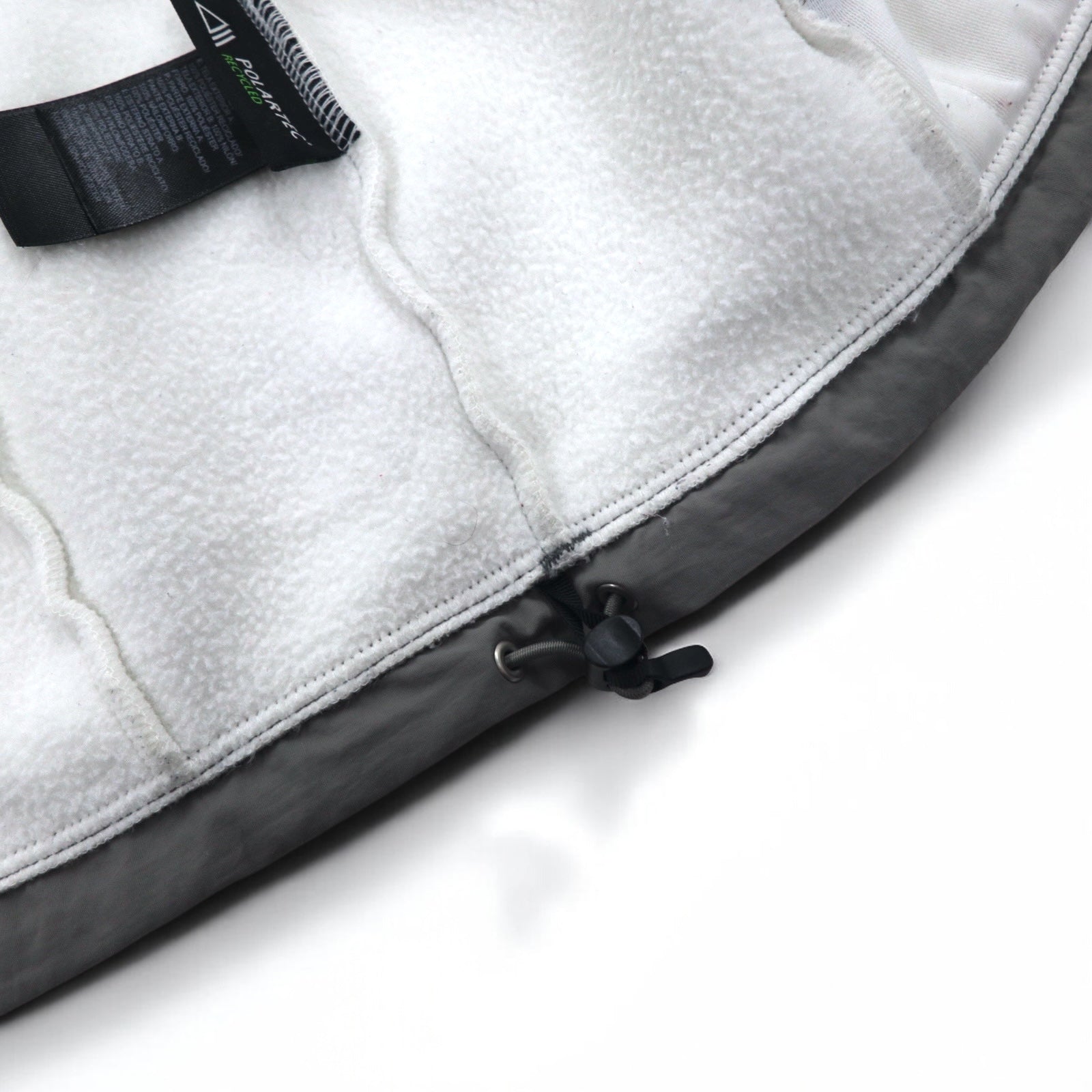 THE NORTH FACE Giacca Denali POLARTEC pile M bianco grigio standard USA