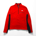 THE NORTH FACE ポーラテック POLARTEC ハーフジップ フリースジャケット M オレンジ カナダ製