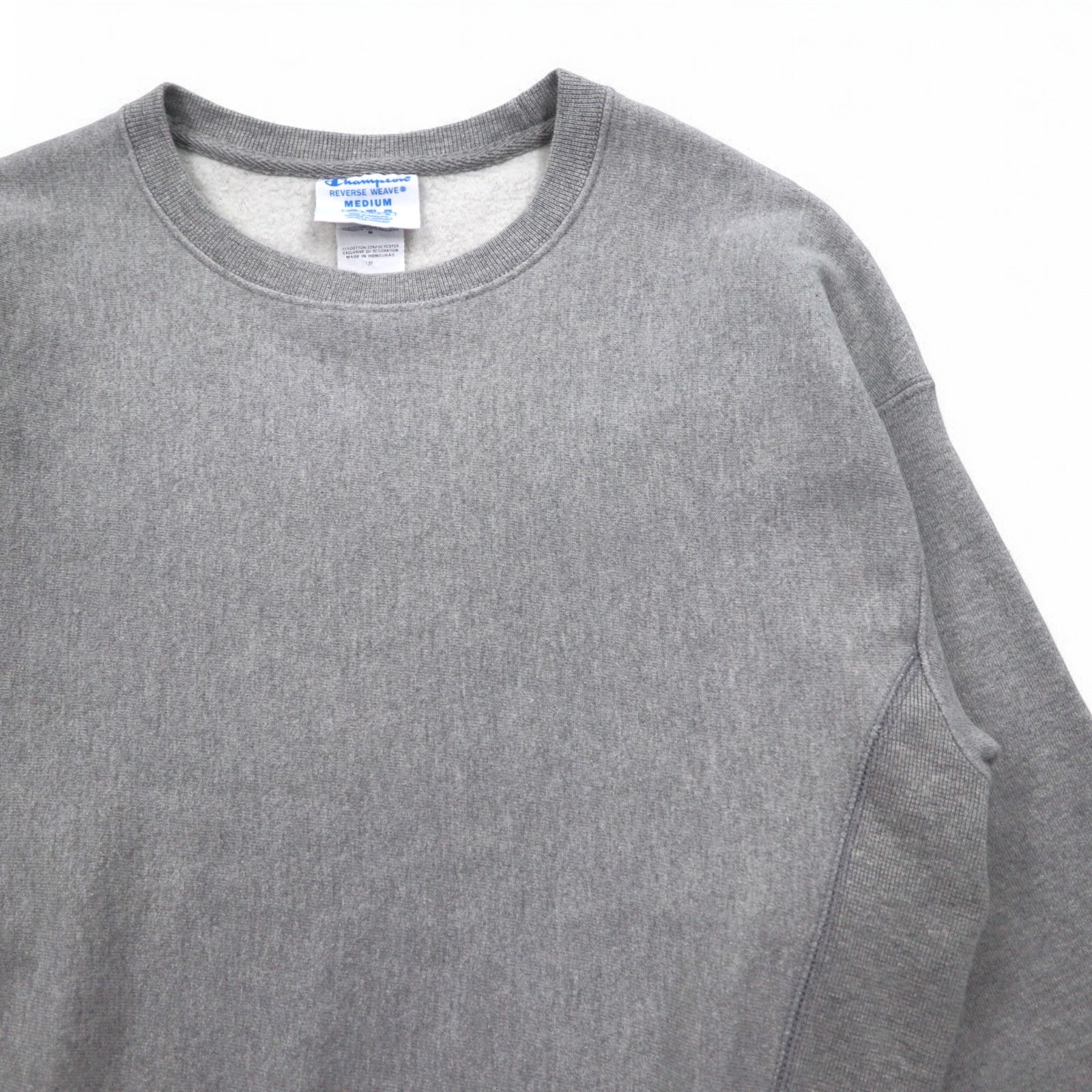 Champion Reverse Weave FELPA XL grigia etichetta blu riprodotta made in Honduras