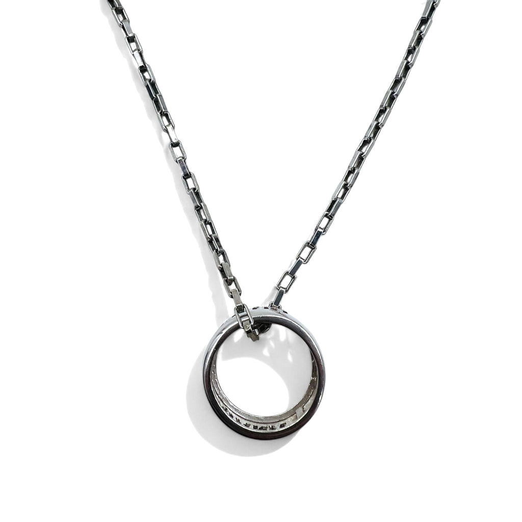 DOLCE & GABBANA チェーン ネックレス リング トップ 指輪 シルバー SILVER 925