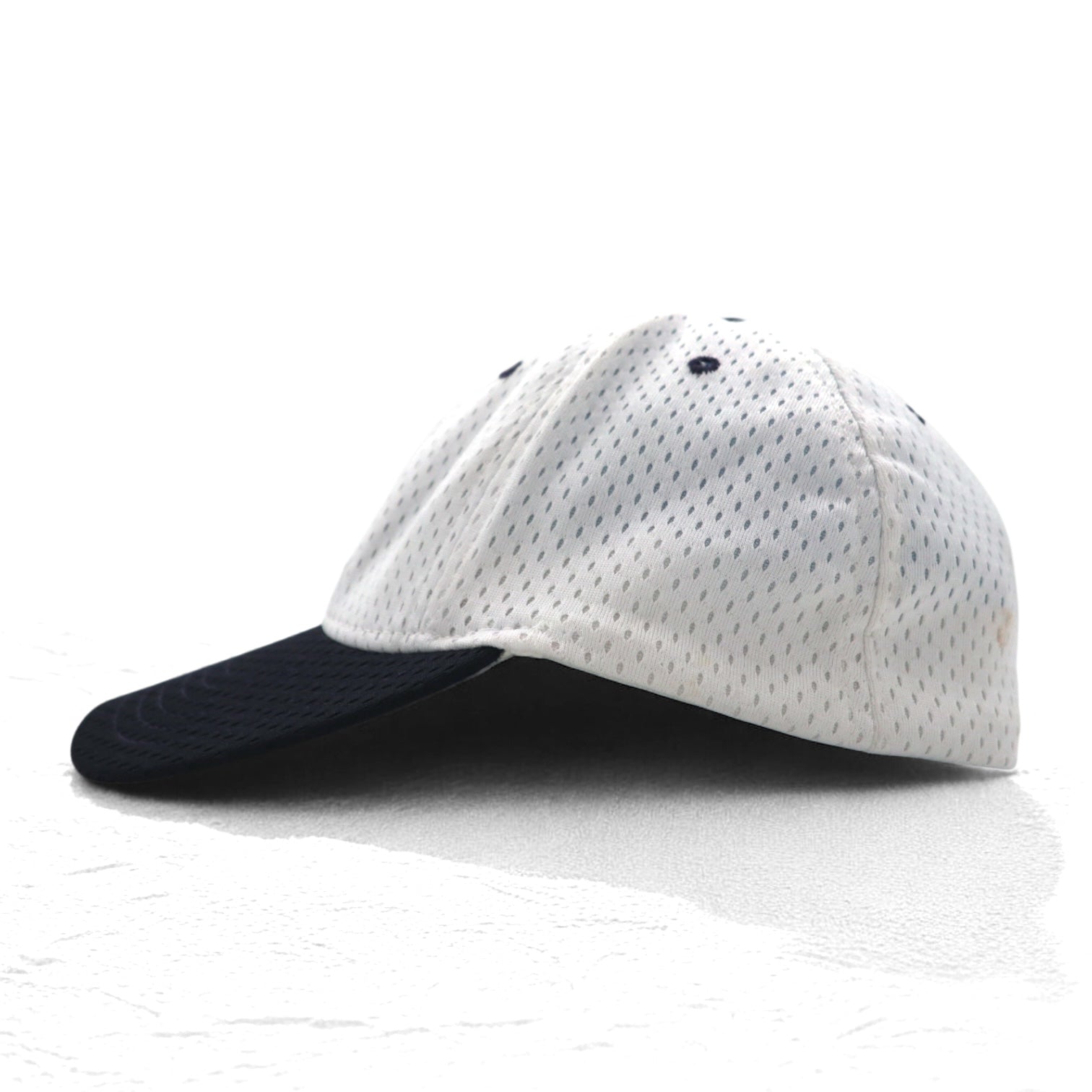 Anni '90 USA Pro-Line Cappellino da baseball bicolore TAGLIA UNICA bianco rete