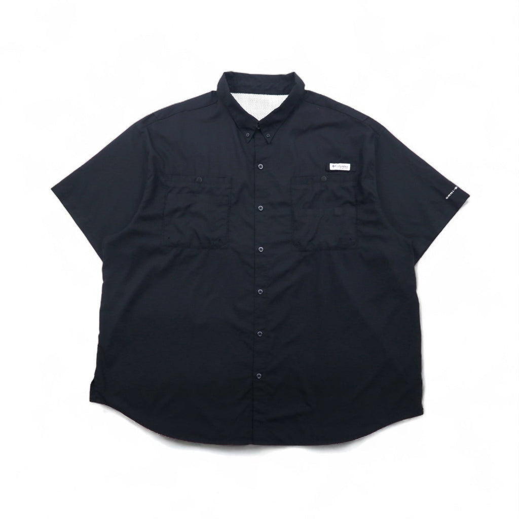 Columbia PFG Tamiami II - Camicia da pesca button-down 2XL Nera OMNI-SHADE FS7266
