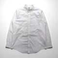Brooks Brothers ボタンダウン シャツ XL ホワイト コットン ブロード 胸ポケット REGENT ノンアイロン