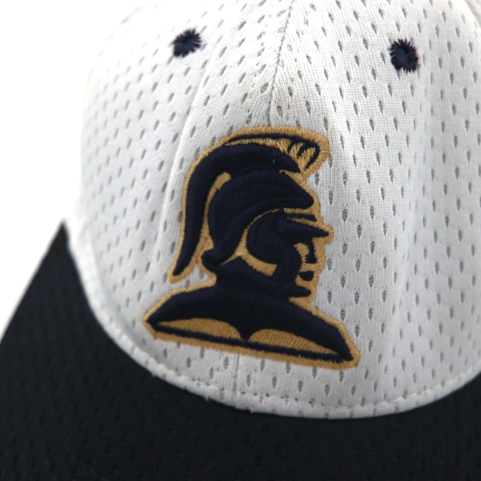 Anni '90 USA Pro-Line Cappellino da baseball bicolore TAGLIA UNICA bianco rete