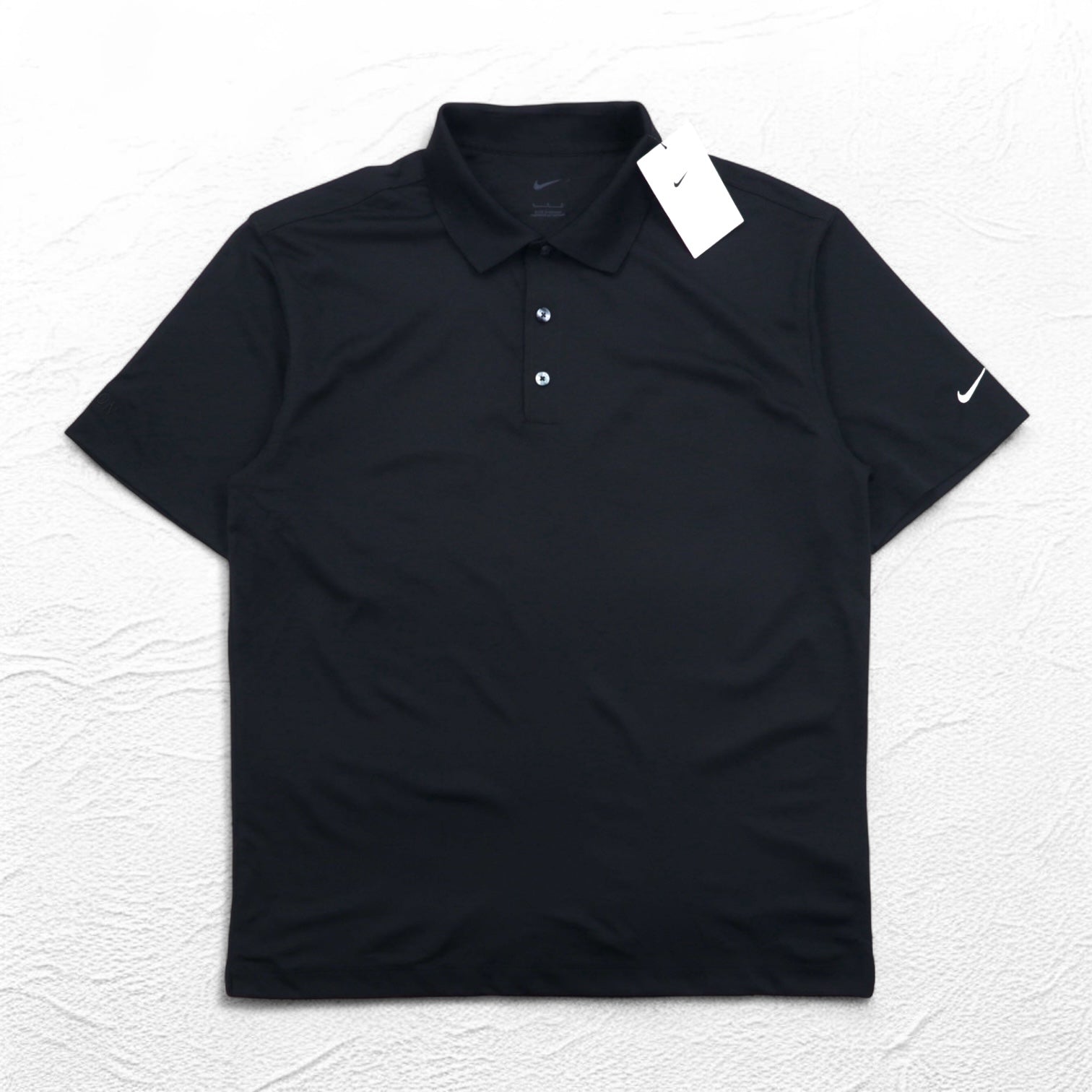 NIKE Polo Dri-FIT Basic Tech L nero Tech Basic Dri-FIT Polo 203690-010 Nuovo