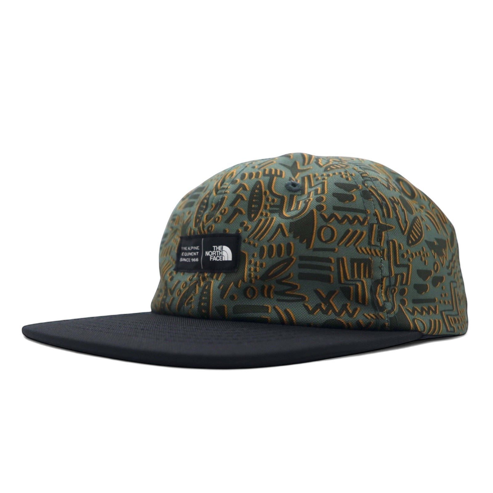 THE NORTH FACE Cappello da baseball snapback TAGLIA UNICA kaki poliestere fantasia logo NF0A2T6D