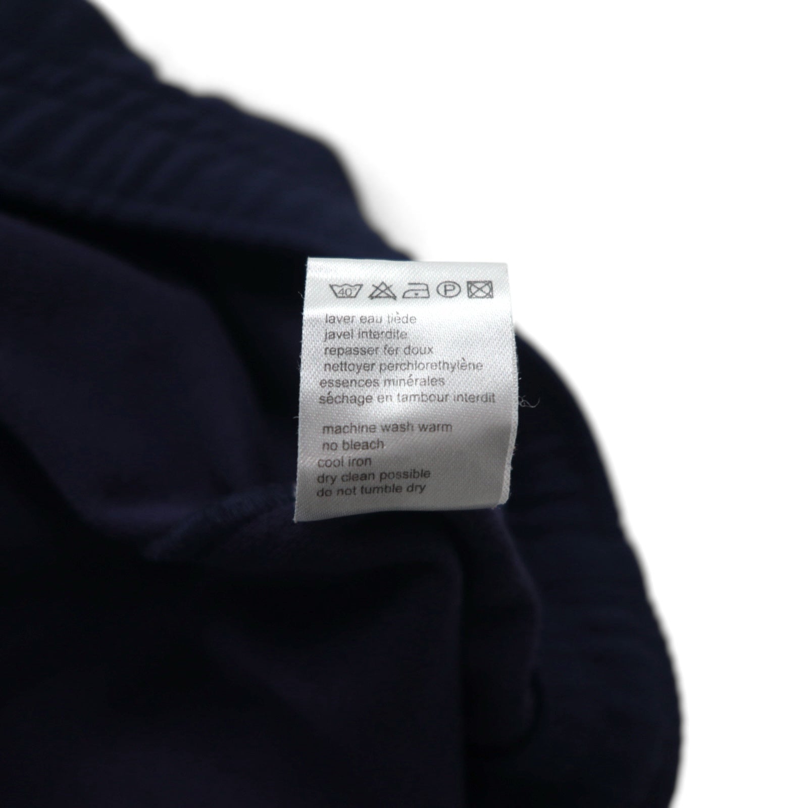 LACOSTE SPORT Anni '90 Pantaloncini corti facili con striscia laterale Pantaloncini sportivi Jersey L Blu navy H1891