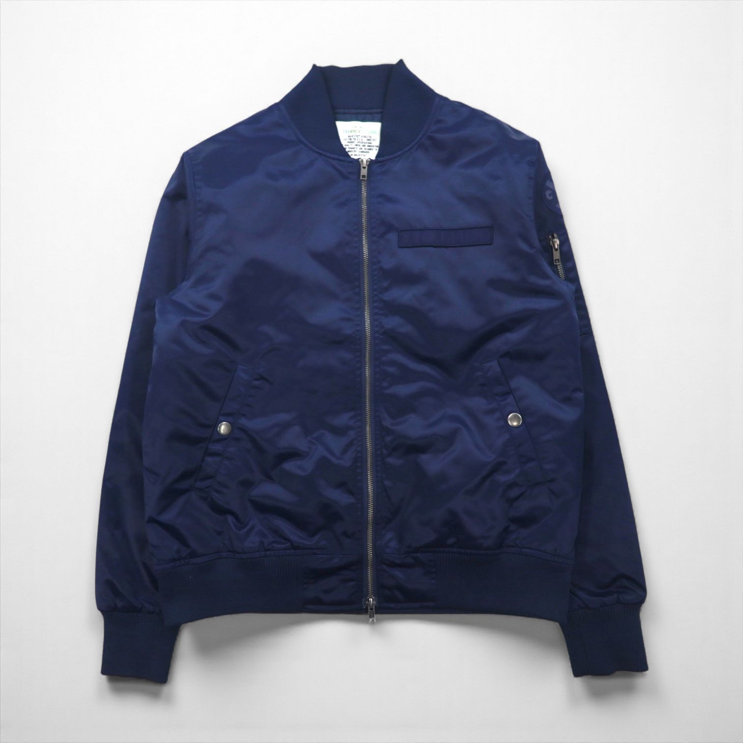 MAJESTIC ナイロン MA-1 フライトジャケット M ネイビー 中綿 XM23-MAJ-0010-NVY5 nano universe別注
