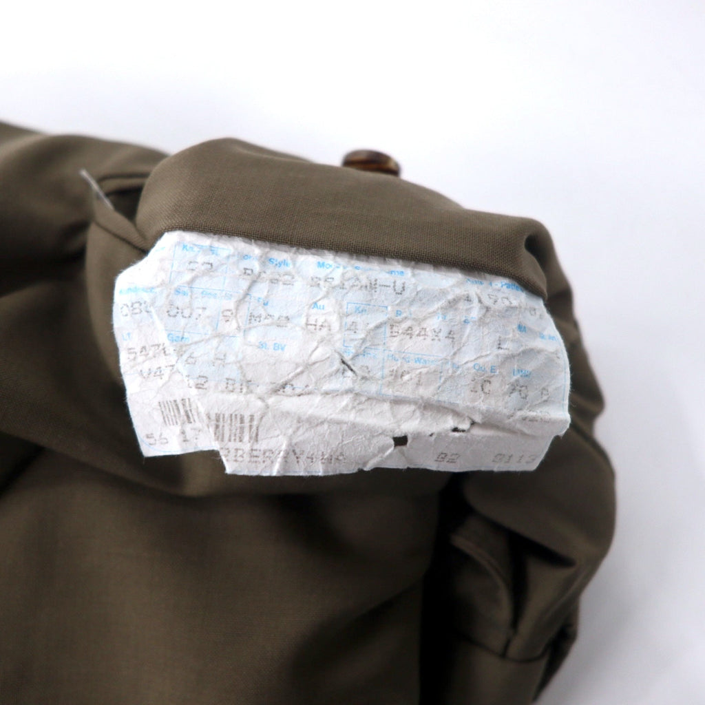 BURBERRY Pantaloni a gamba larga con pinces 44 lana misto mohair