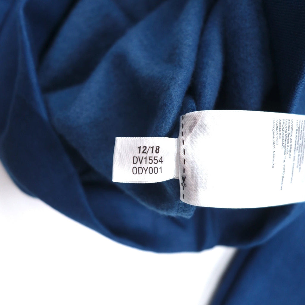 adidas Originals 3 STRIPES CREW Felpa blu taglia M con logo trifoglio 3-STRIPE CREW DV1554 Prodotto in Pakistan Articolo non usato