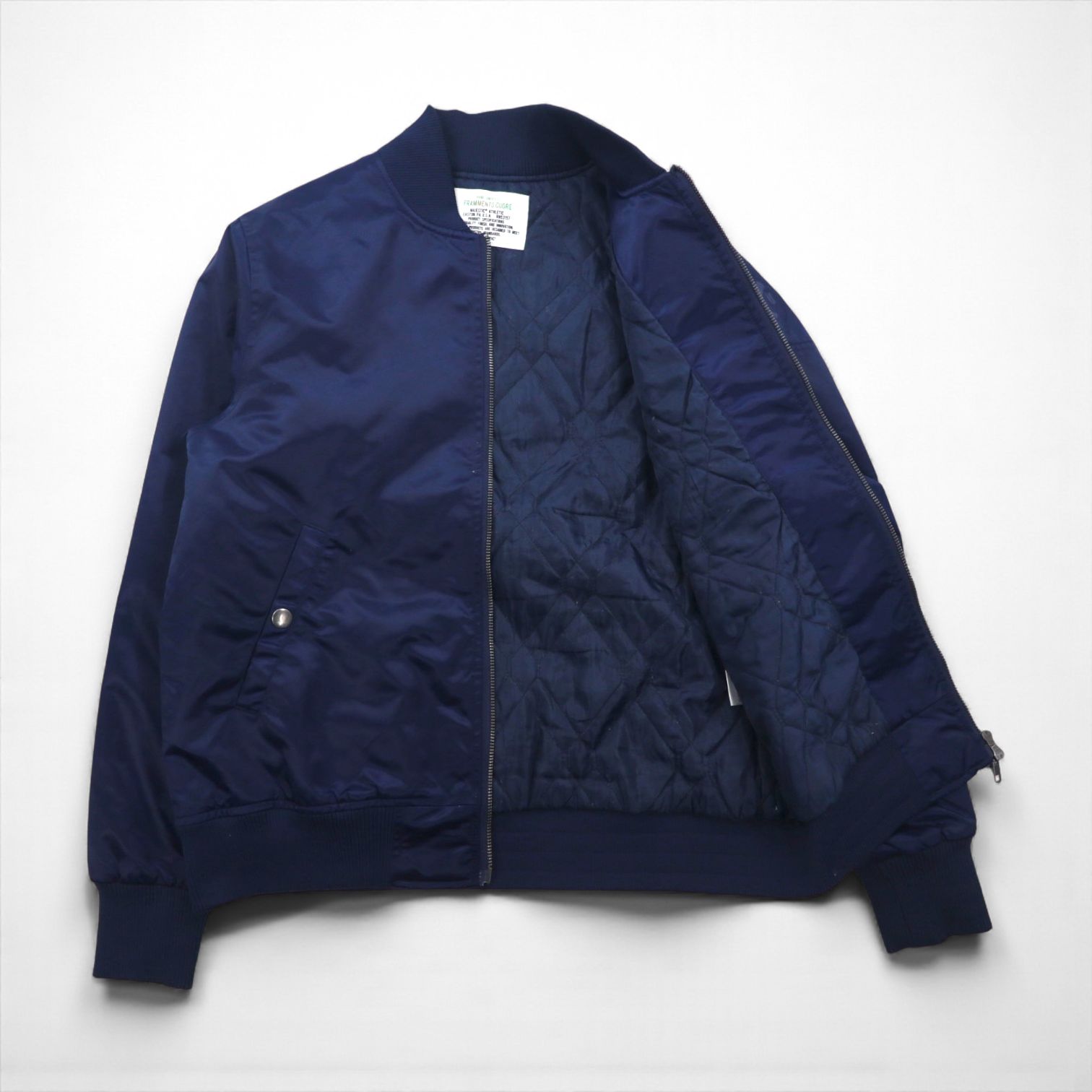 MAJESTIC ナイロン MA-1 フライトジャケット M ネイビー 中綿 XM23-MAJ-0010-NVY5 nano universe別注