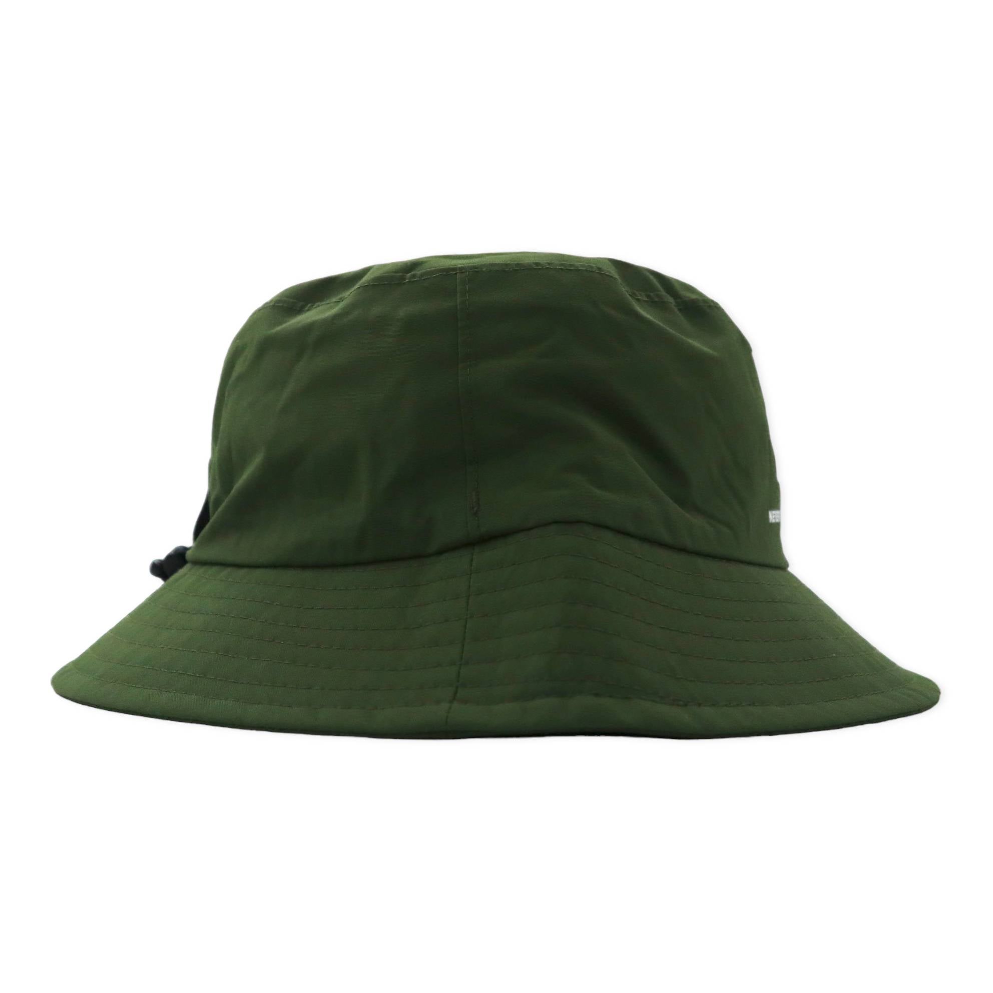 THE NORTH FACE Cappello a secchiello L Cachi Nylon Impermeabile Box Logo WP CAMP HAT NN01625
