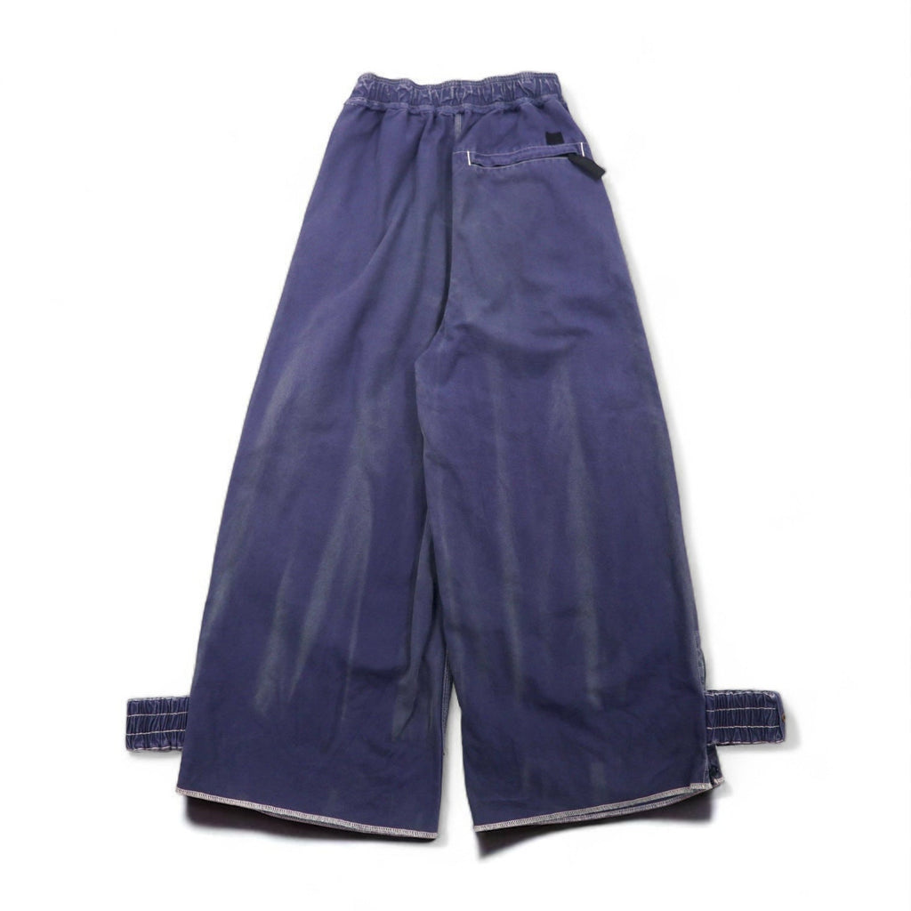 KAPITAL Pantaloni Track Riparatrice 12.5oz Broken Denim East Repairman Track Pants Pantaloni da Volo L Blu Scuro
