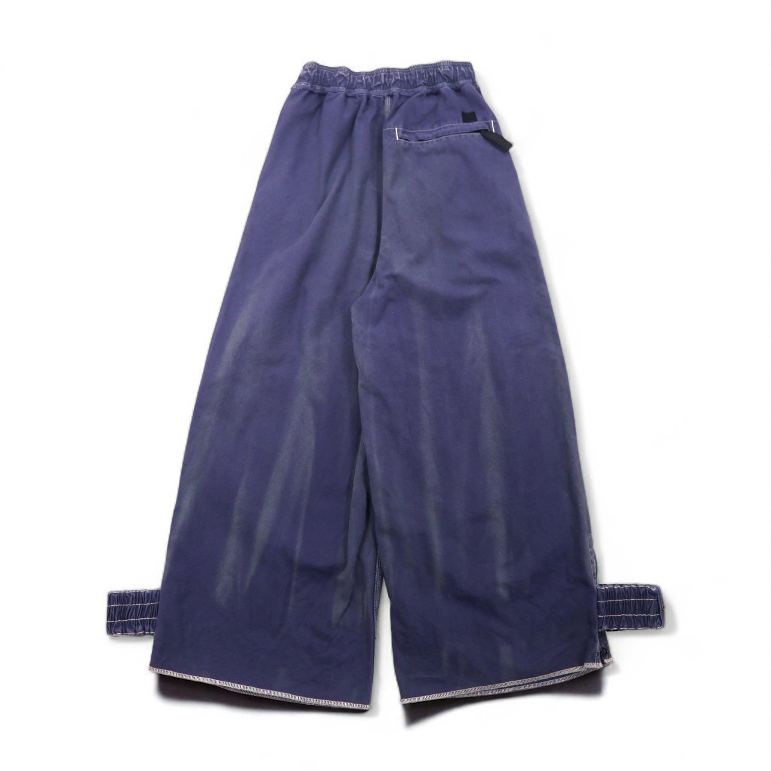 KAPITAL Pantaloni Track Riparatrice 12.5oz Broken Denim East Repairman Track Pants Pantaloni da Volo L Blu Scuro
