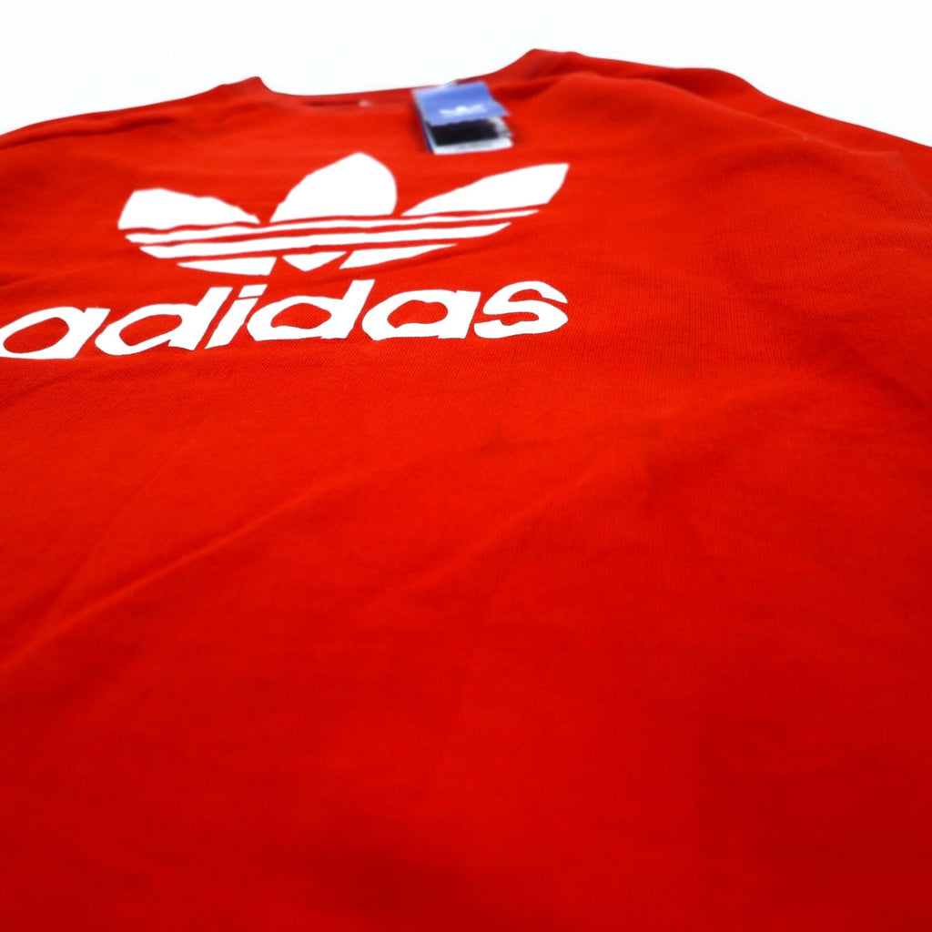 adidas originals Felpa girocollo trifoglio M rossa TREFOIL CREW DV1545 Articolo inutilizzato