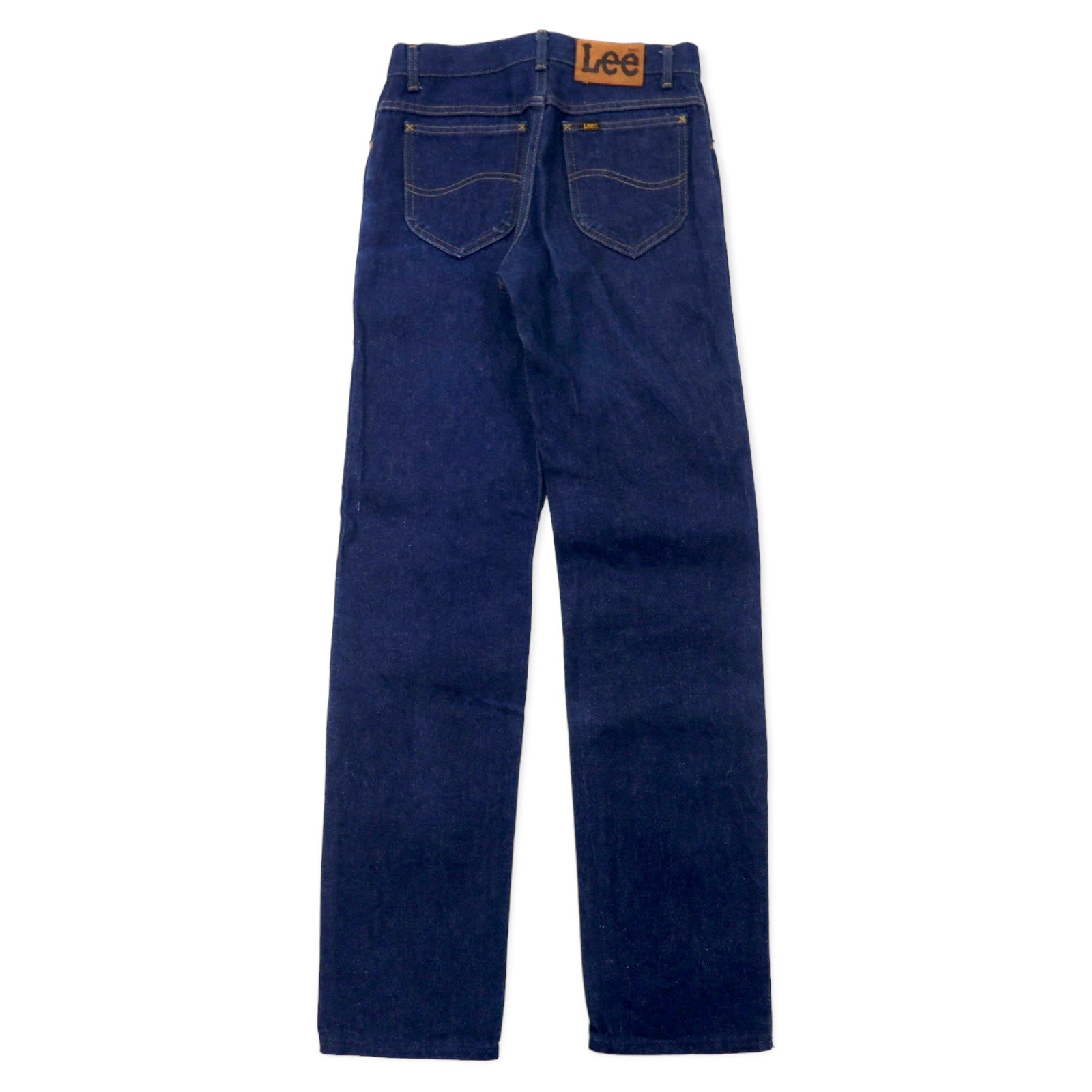 Lee Made in USA, anni '90, jeans 29 blu scuro, rigidi, Union Stamp 202-0341
