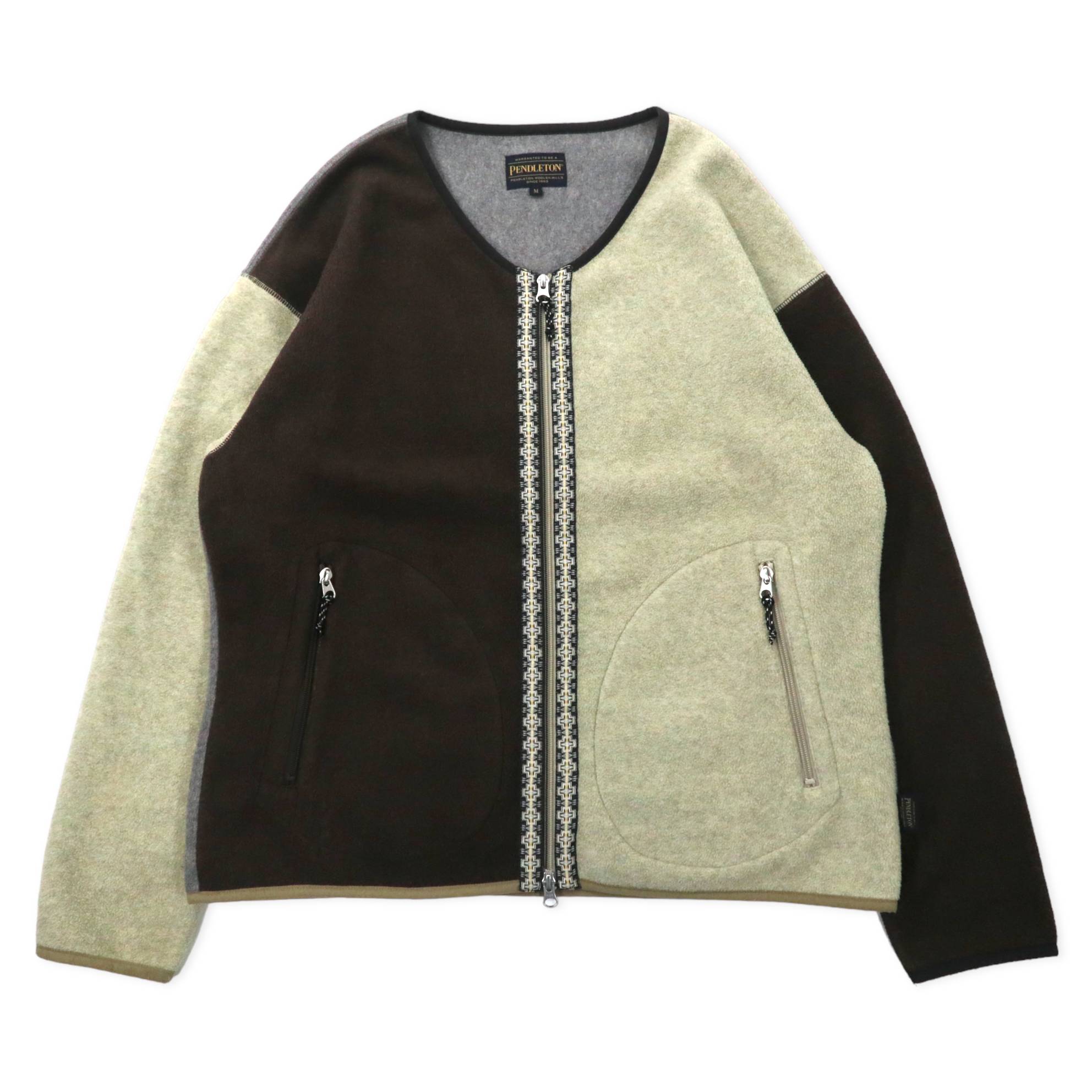 PENDLETON Micro Fleece Cardigan M Multicolore Poliestere Fantasia NATIVA relume JOURNAL STANDARD edizione limitata