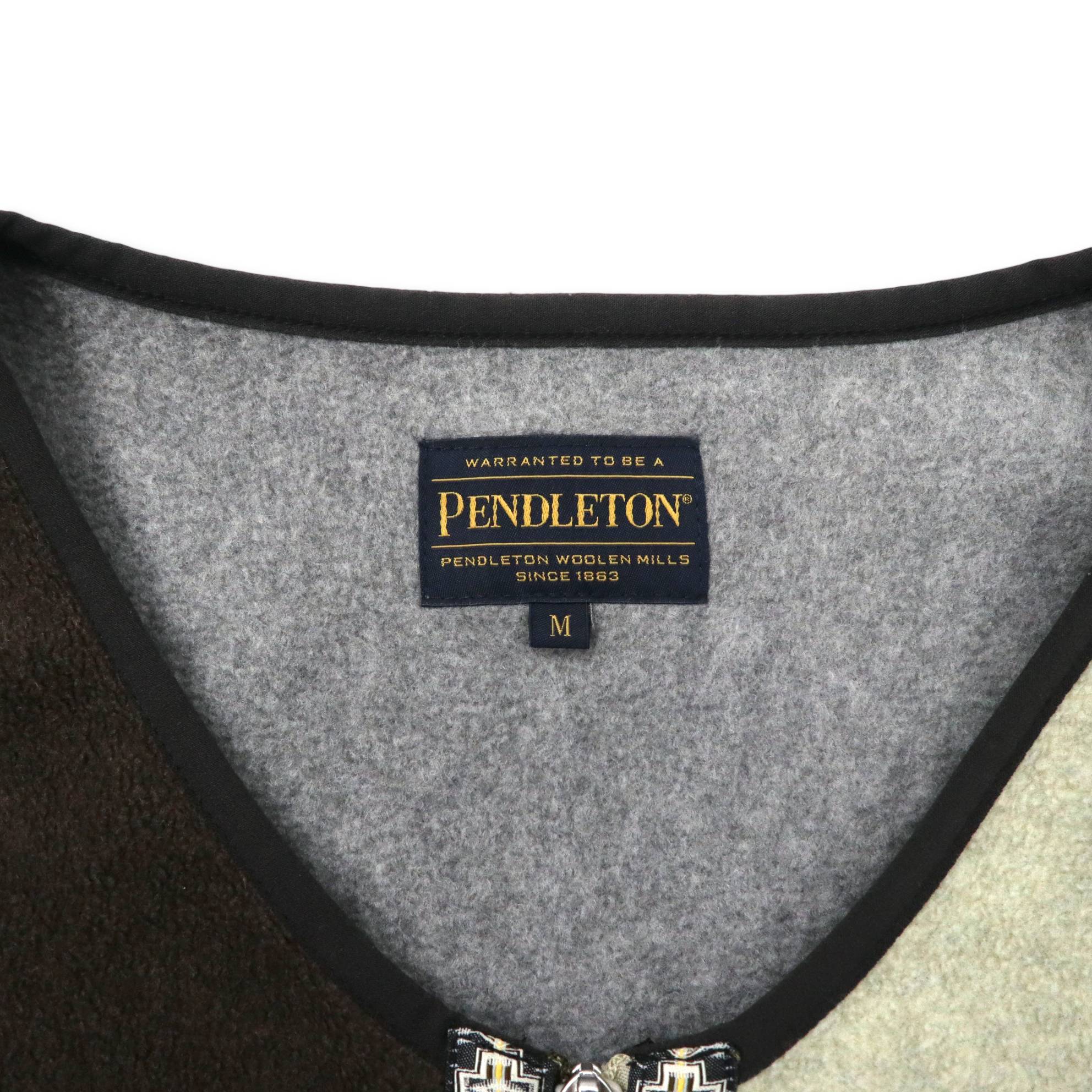 PENDLETON Micro Fleece Cardigan M Multicolore Poliestere Fantasia NATIVA relume JOURNAL STANDARD edizione limitata