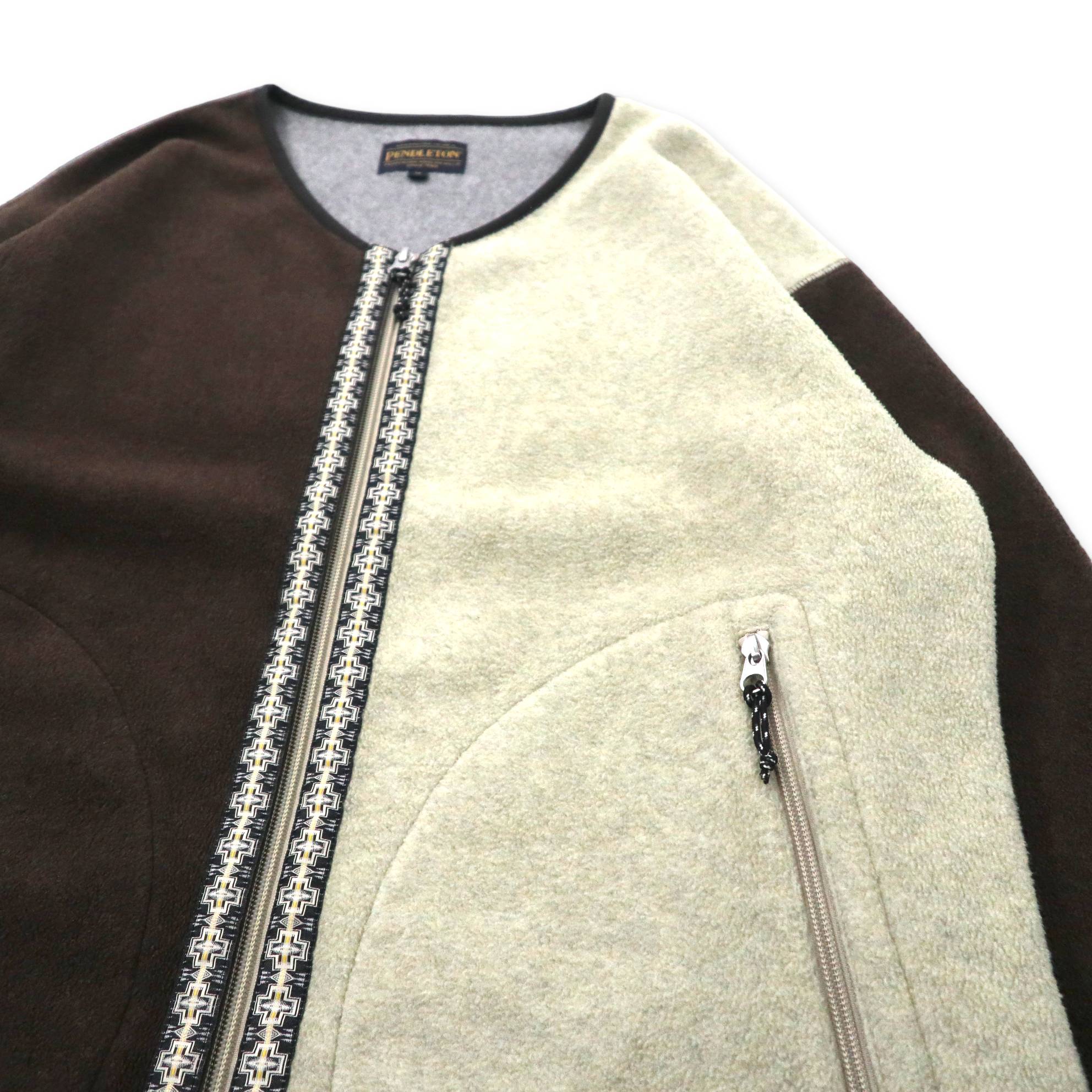 PENDLETON Micro Fleece Cardigan M Multicolore Poliestere Fantasia NATIVA relume JOURNAL STANDARD edizione limitata