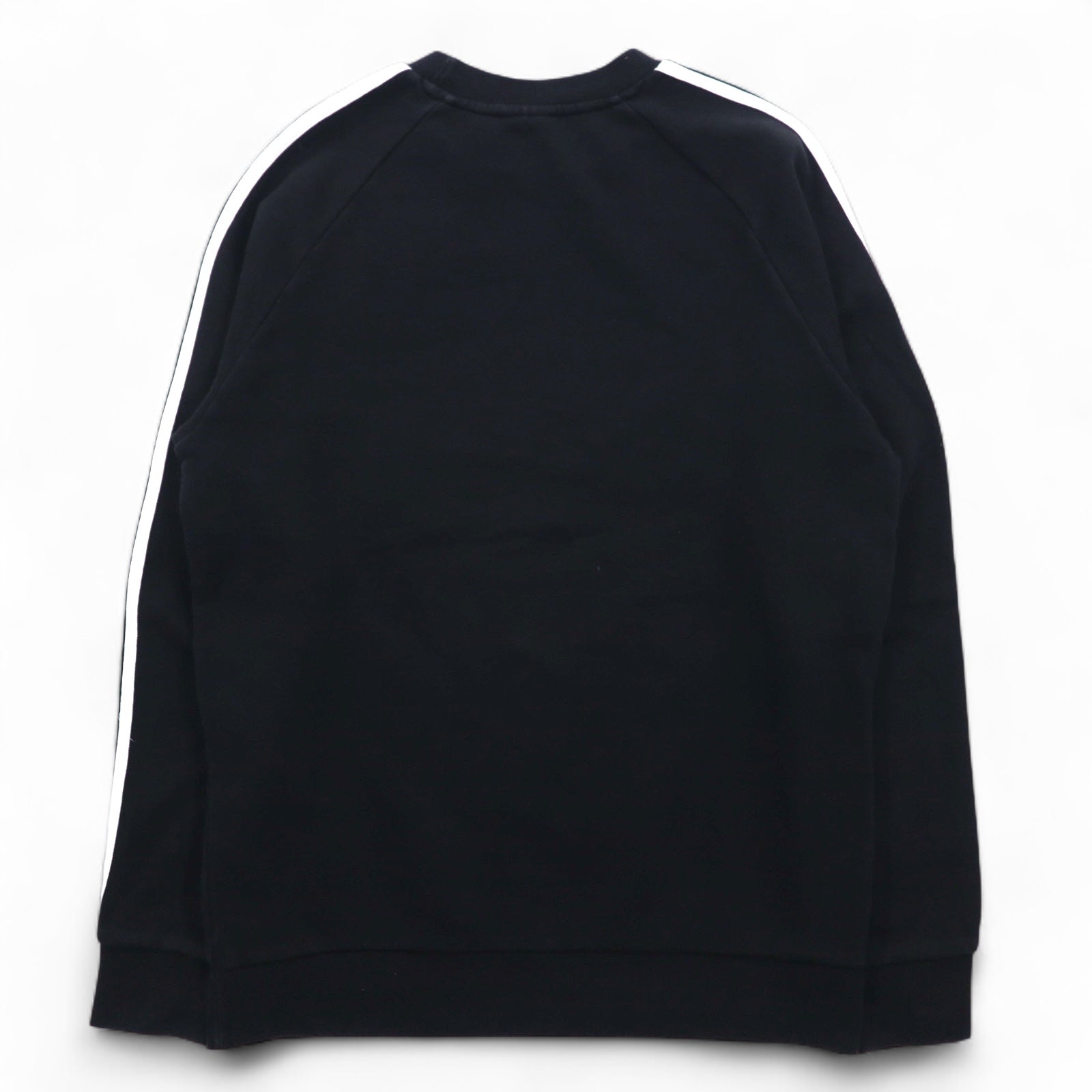adidas Originals Felpa Girocollo 3 Strisce Nera Taglia S Logo Trifoglio DV1555