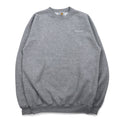 carhartt anni '90 felpa girocollo L grigio cotone ricamo logo singolo