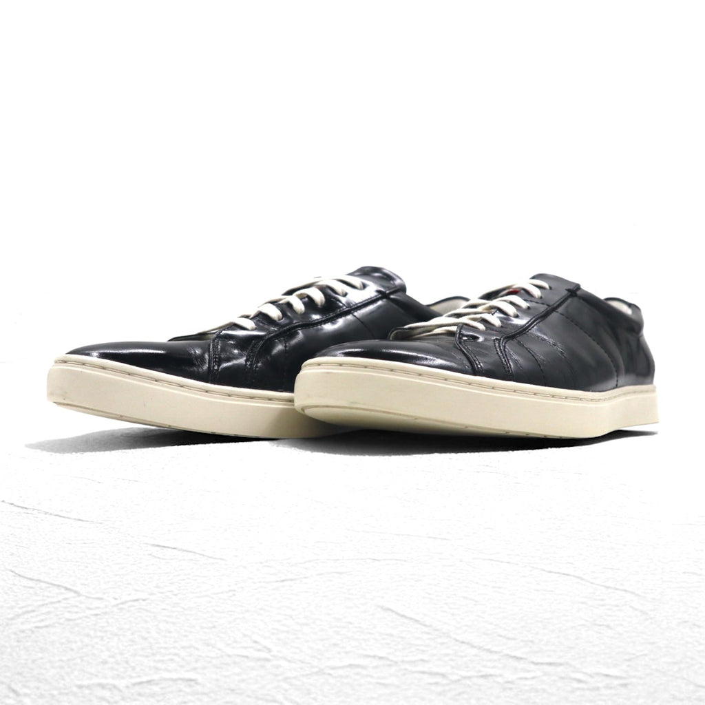 HUGO BOSS レザー ローカット スニーカー 27cm ブラック 50260610