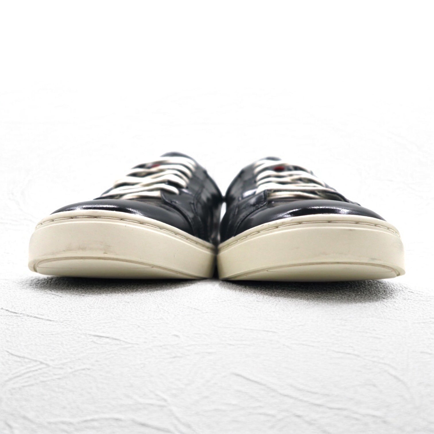 HUGO BOSS レザー ローカット スニーカー 27cm ブラック 50260610