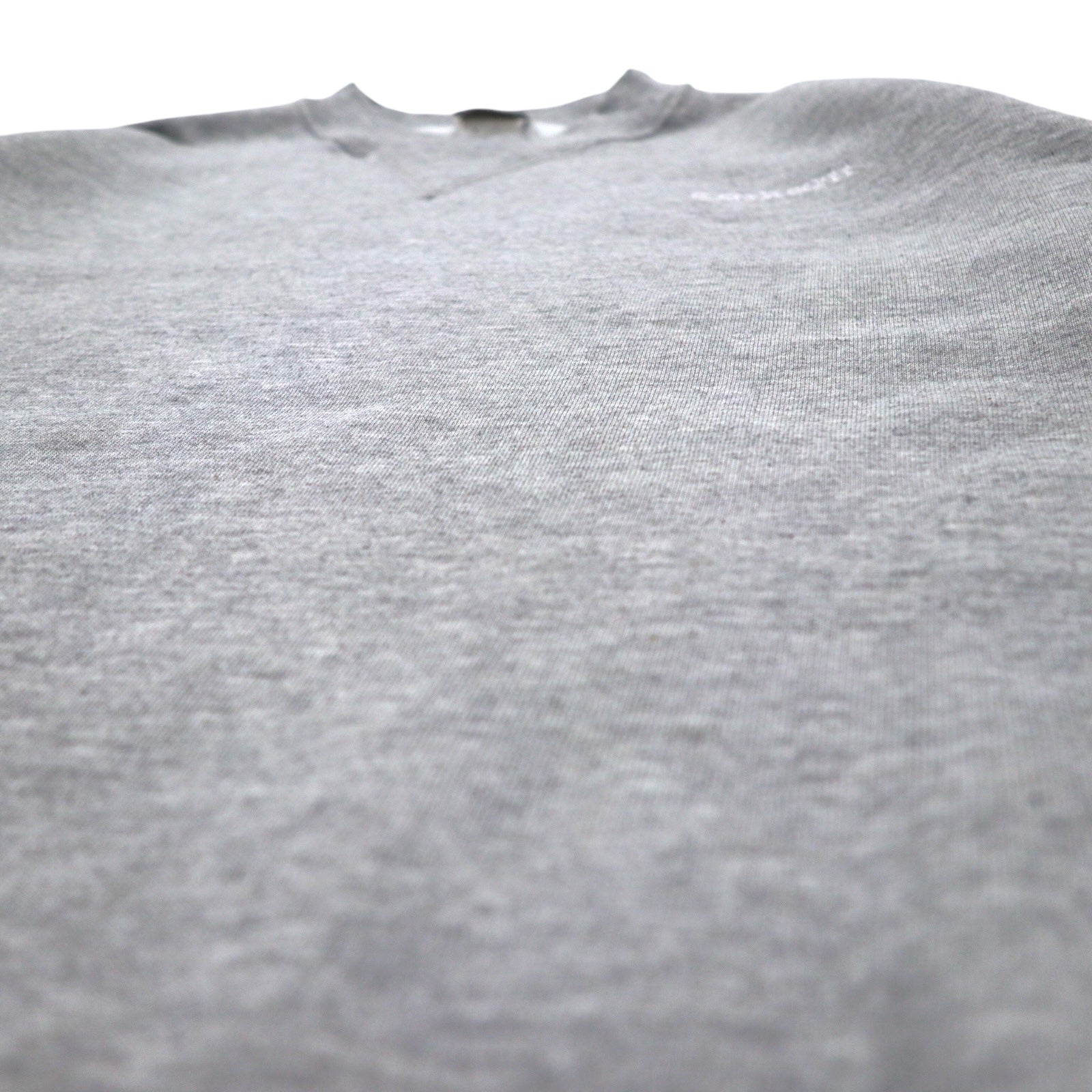 carhartt anni '90 felpa girocollo L grigio cotone ricamo logo singolo