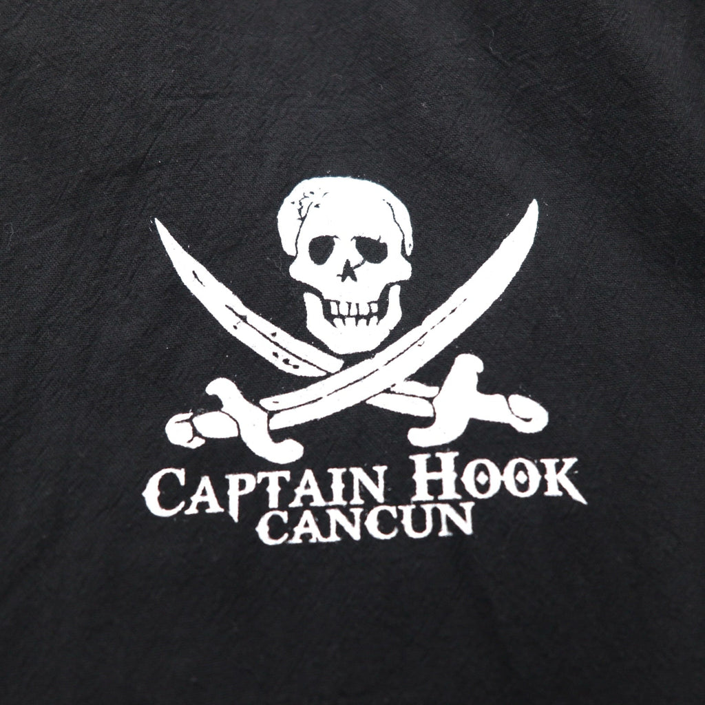 Vintage 90s Mexico Made Skull Zip-Up Jacket Captain Hook CANJUN ジップアップジャケット L スカル  COTTON MAX
