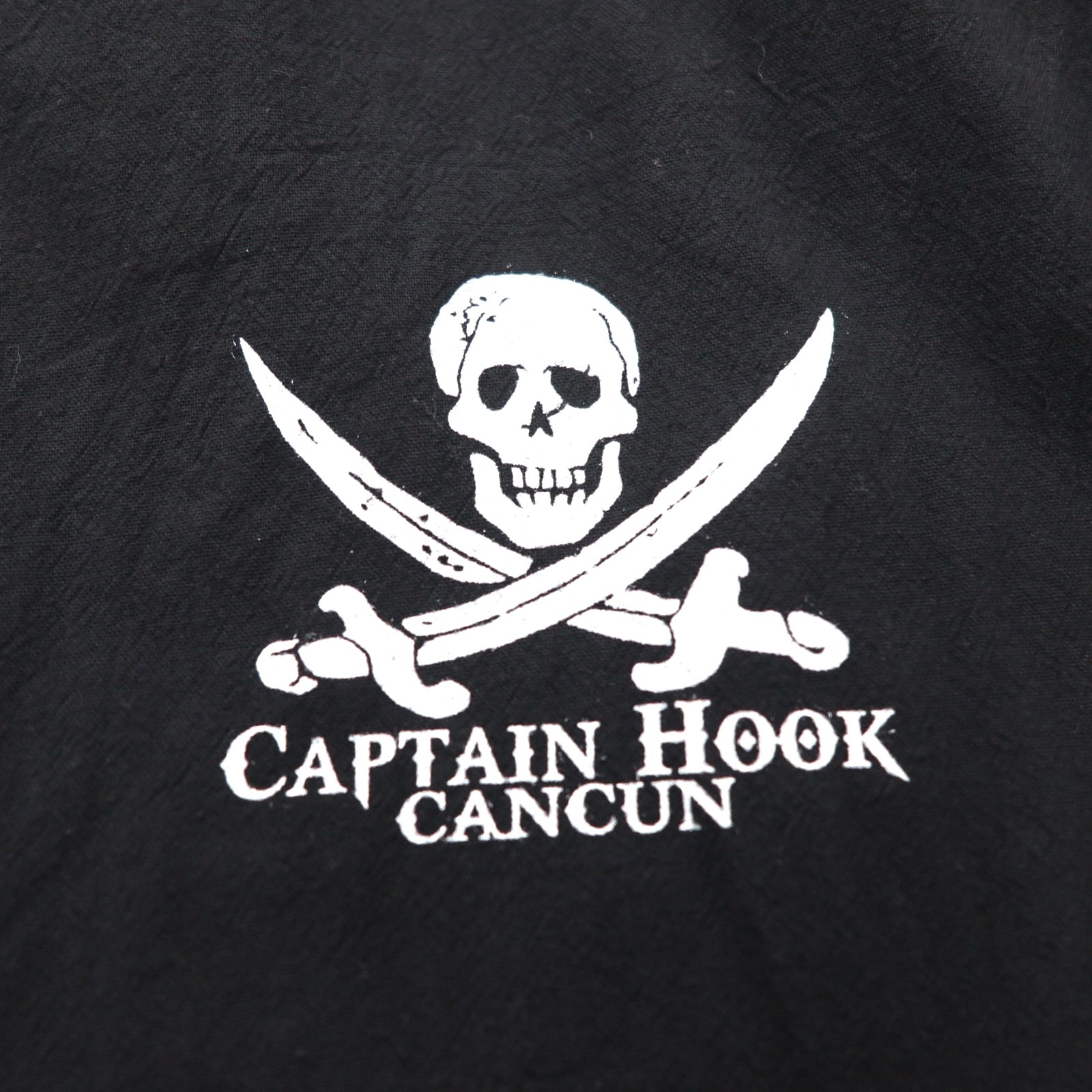 Giacca vintage anni '90 con zip Mexico Made teschio Captain Hook CANJUN Giacca con cerniera L Teschio COTTON MAX