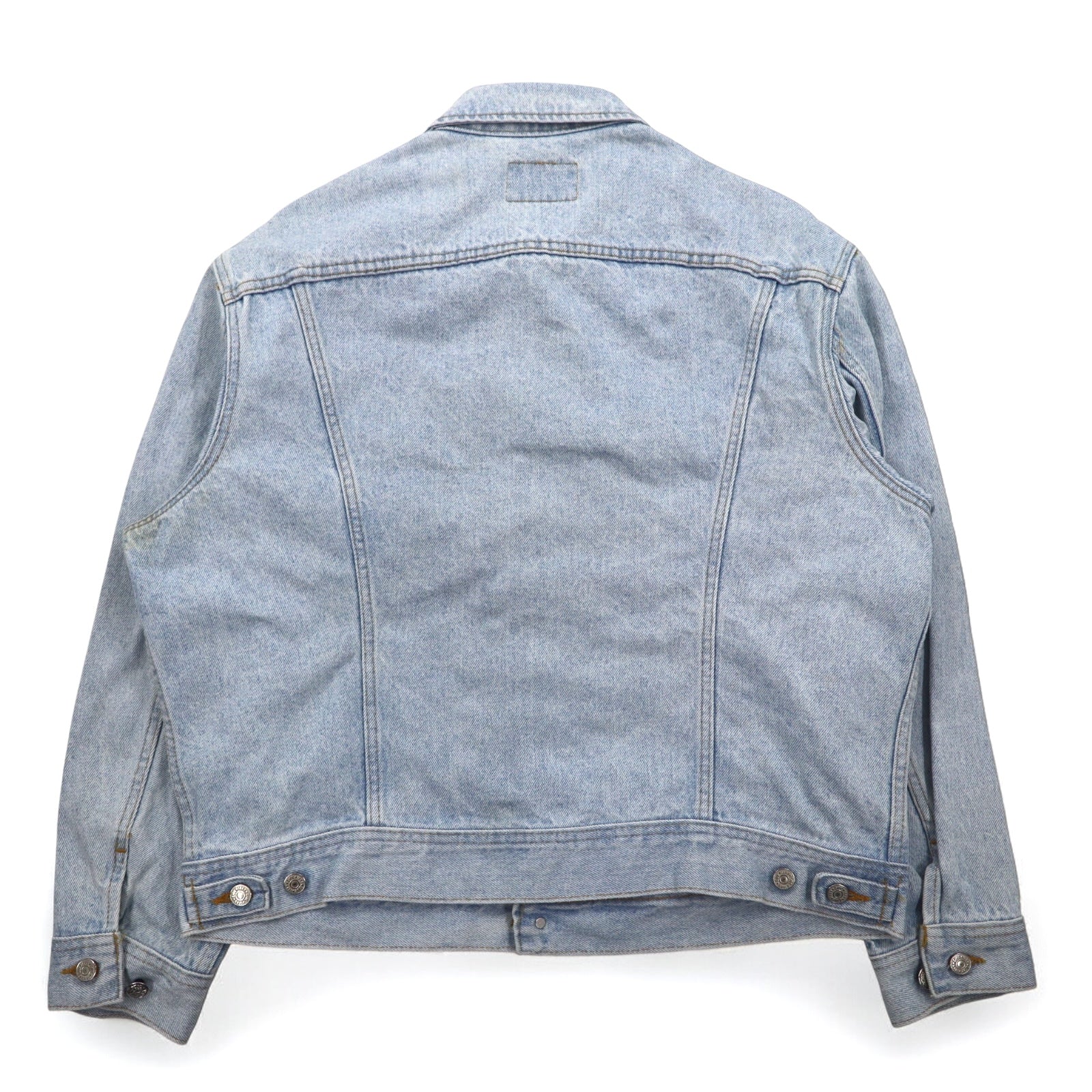 Lee Anni '90 Made in USA AUTHENTIC JACKET Giacca di jeans L Blu Ice Wash