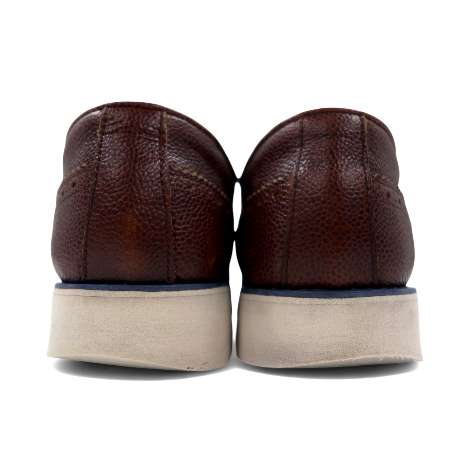 COMME des GARCONS SHIRT Scarpe stringate in pelle wingtip 27cm Marrone suola Vibram pelle stampata MORFLEX W19600 MORFLEX