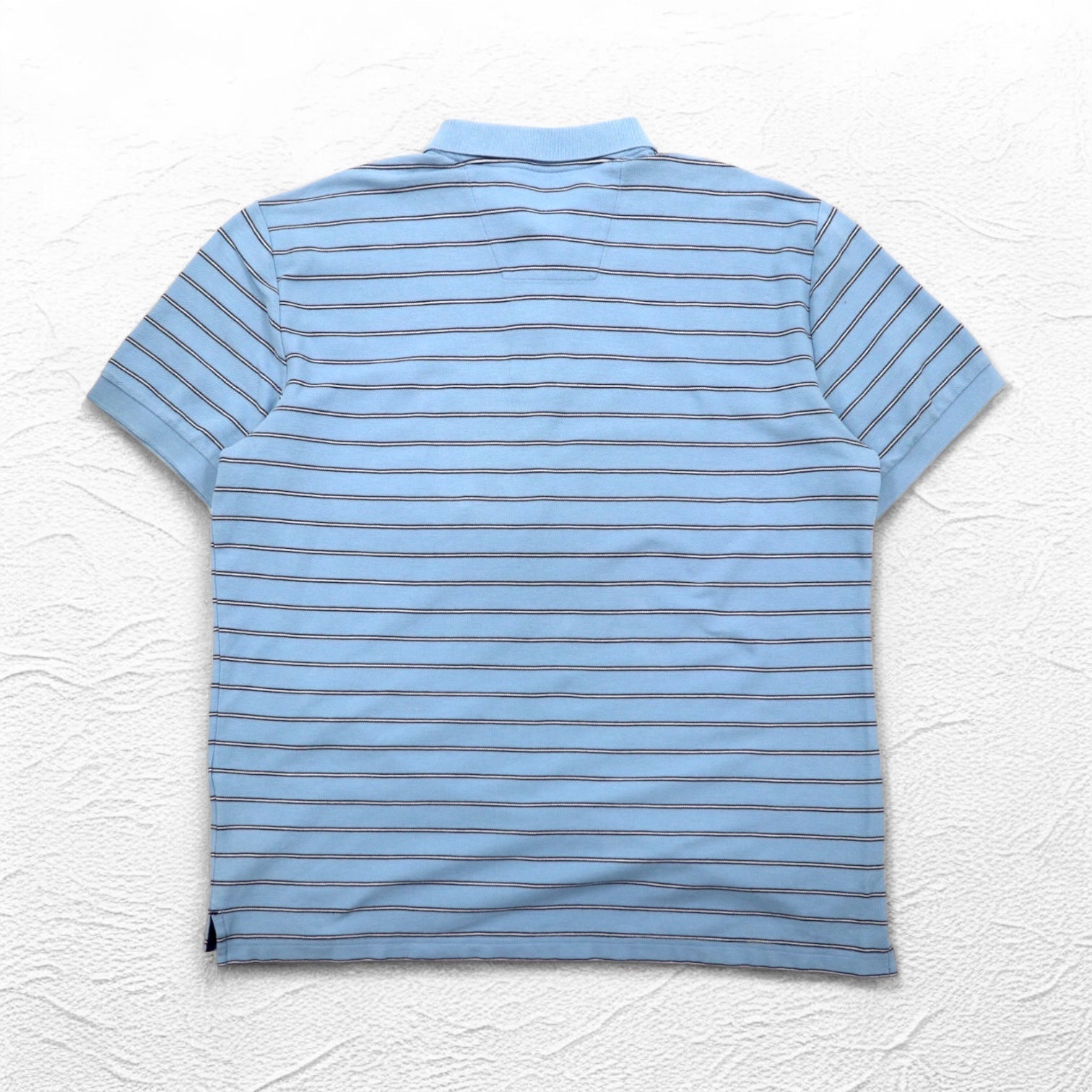 NAUTICA Classica Vestibilità Polo XL Blu a Righe CLASSIC FIT Logo Ricamato