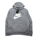NIKE スウォッシュロゴ プリント プルオーバーパーカー L グレー NSW CLUB HOODIE BV2973-063 パキスタン製 未使用品