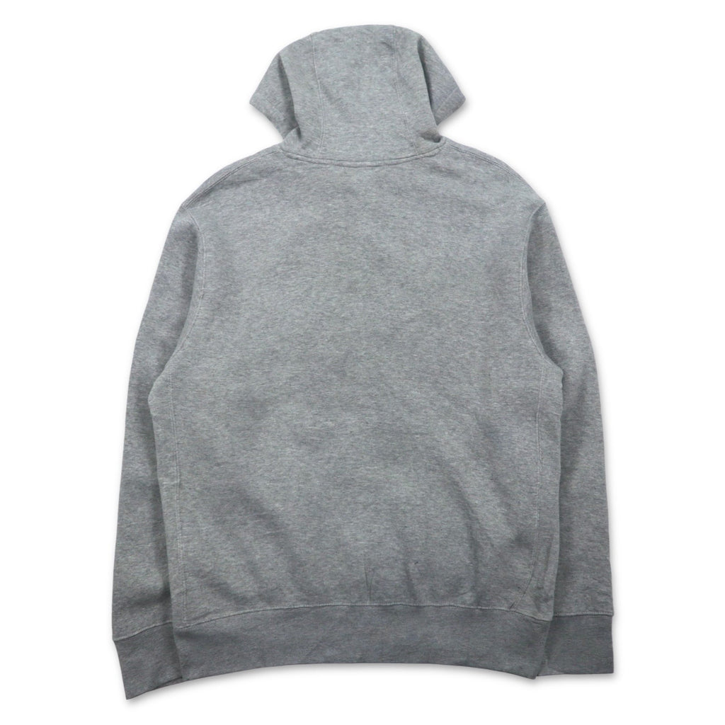 NIKE スウォッシュロゴ プリント プルオーバーパーカー L グレー NSW CLUB HOODIE BV2973-063 パキスタン製 未使用品