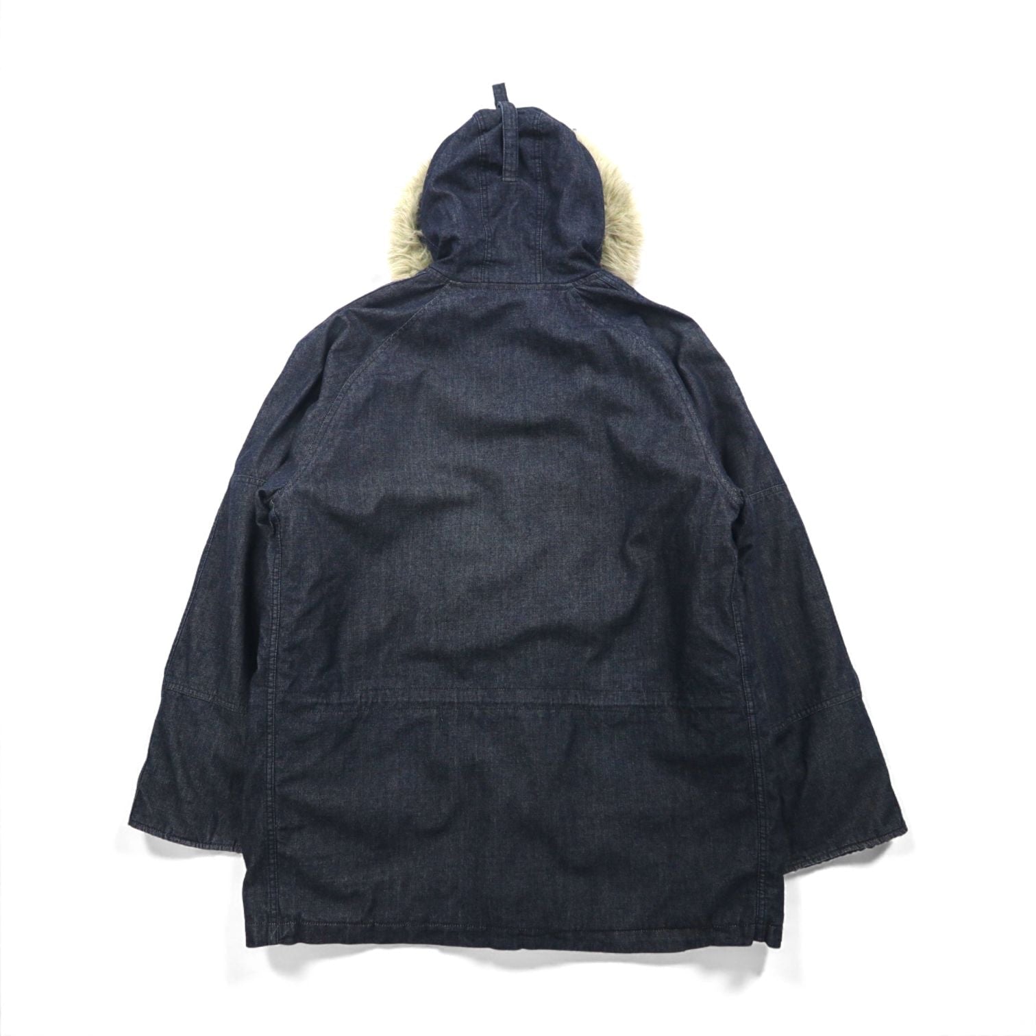 ALPHA INDUSTRIES N-3B デニム フライトジャケット XL ボアライナー 裏地 ファー着脱式