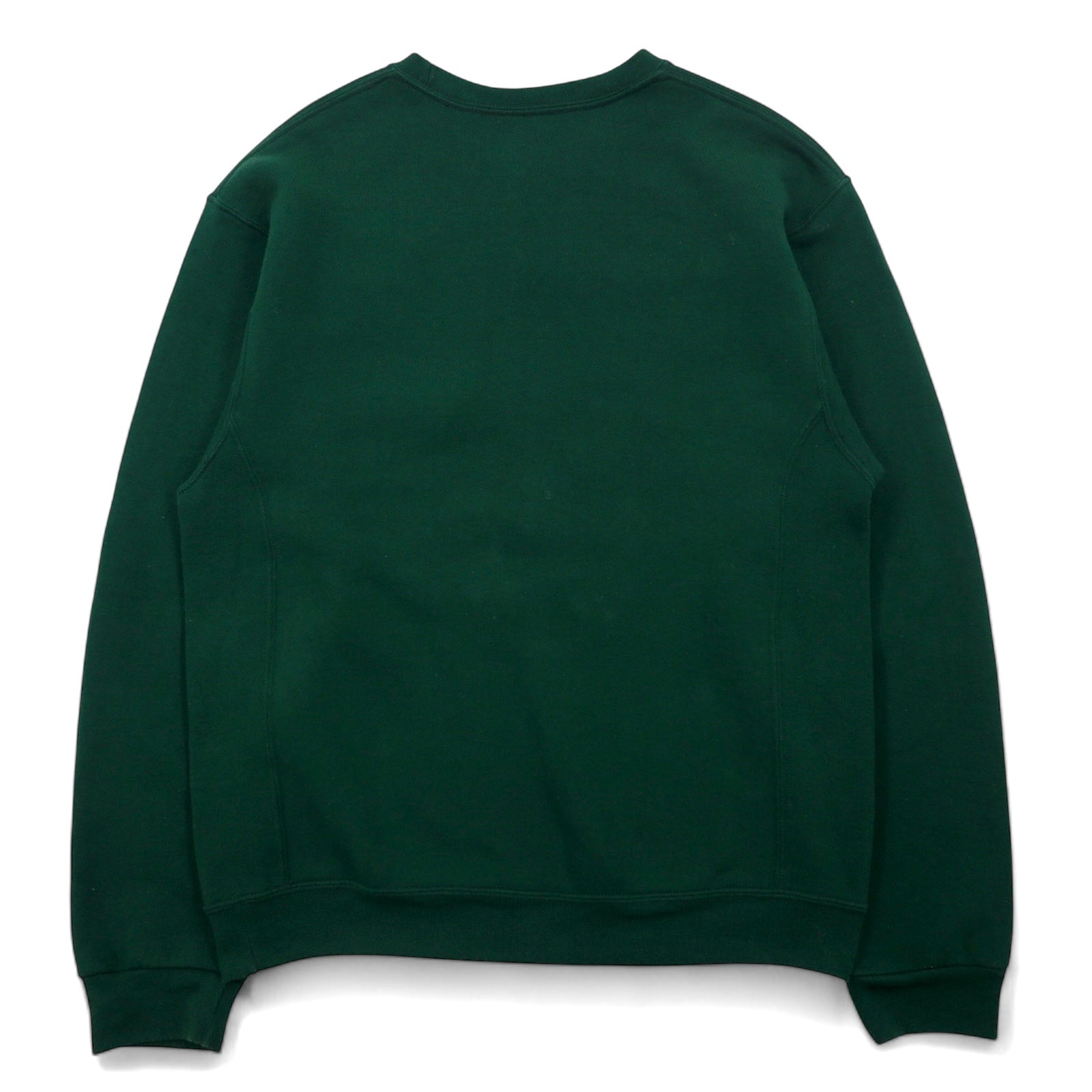 Felpa RUSSELL ATHLETIC M verde cotone ricamato felpato OREGON BCS NATIONAL CHAMPIONSHIP