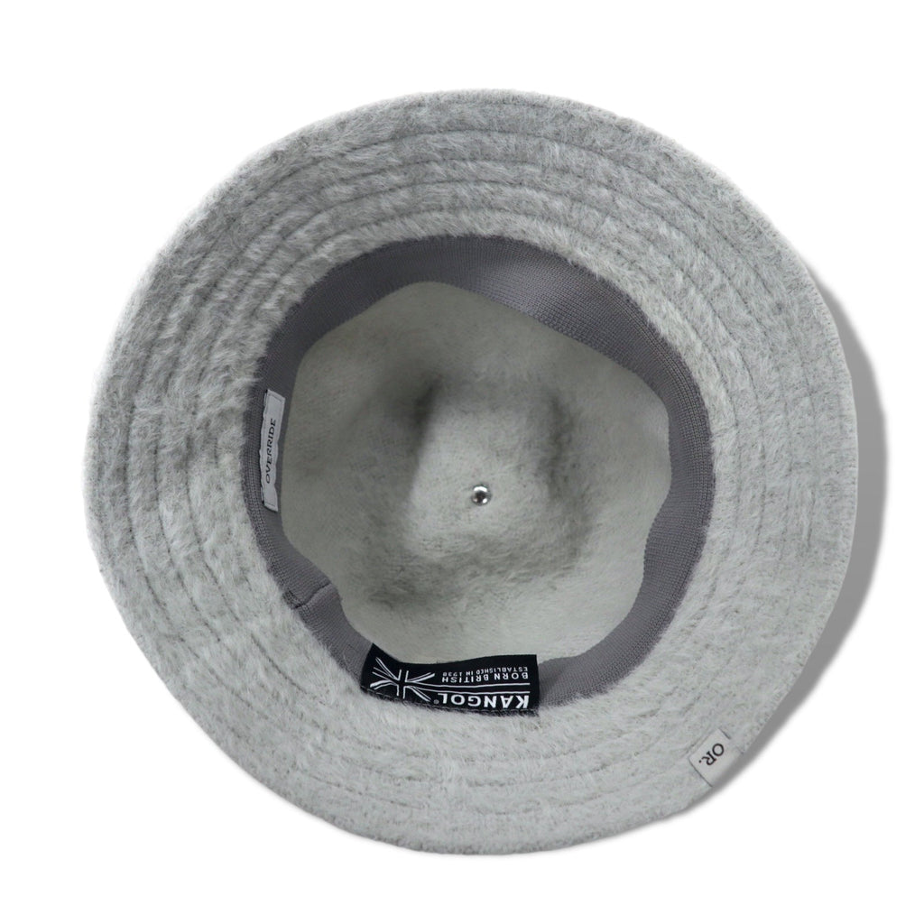 KANGOL × OVERRIDE Cappello a secchiello L Grigio Acrilico SYNTHETIC FURGORA CASUAL K3483PJ