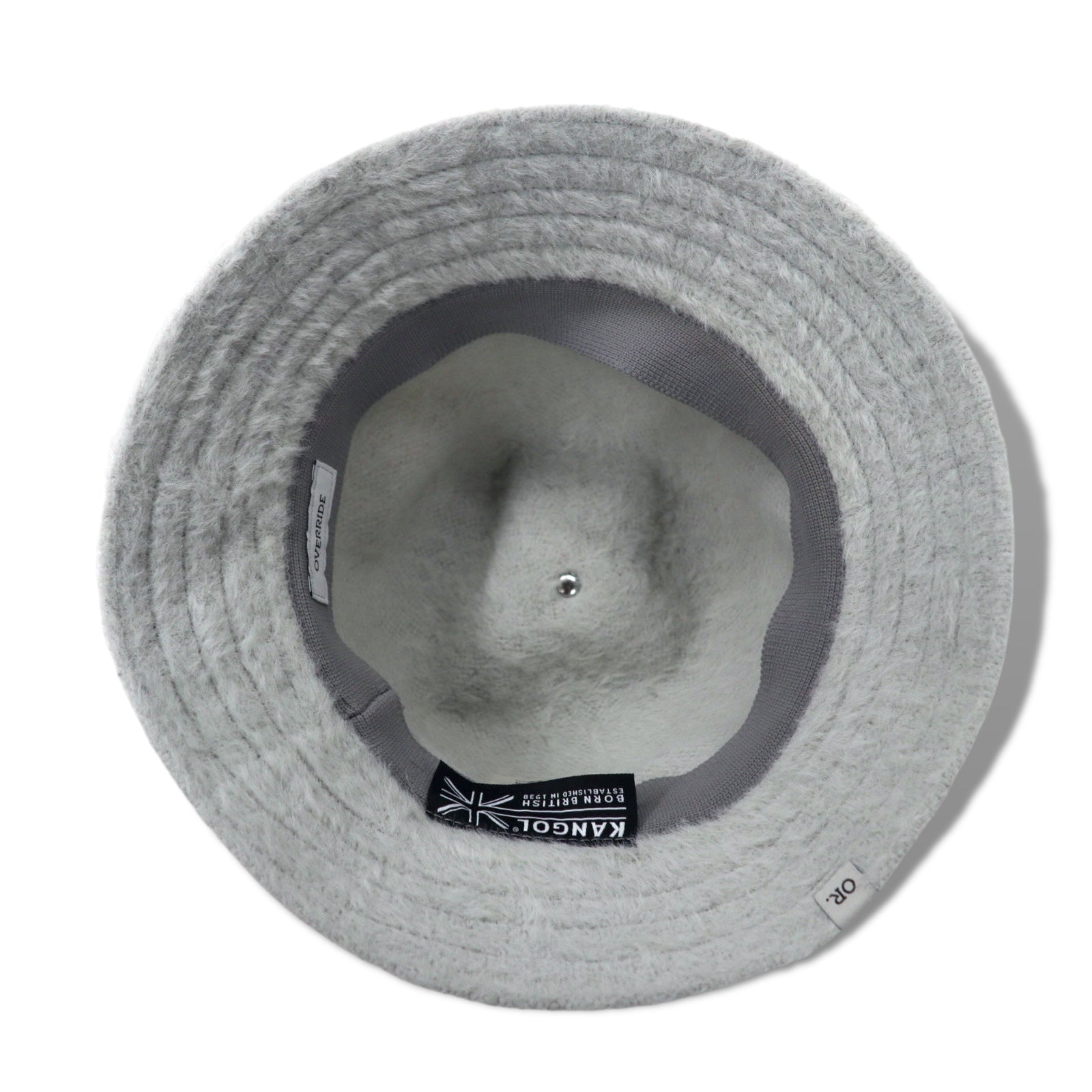 KANGOL × OVERRIDE Cappello a secchiello L Grigio Acrilico SYNTHETIC FURGORA CASUAL K3483PJ