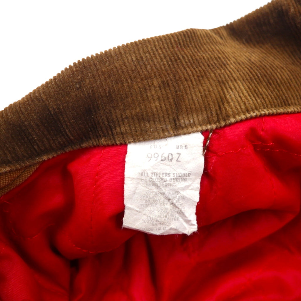 Carhartt, tuta intera imbottita in duck degli anni '70, made in USA, taglia L, color cammello, fodera trapuntata, cerniera GRIPPER ZIPPER 996QZ