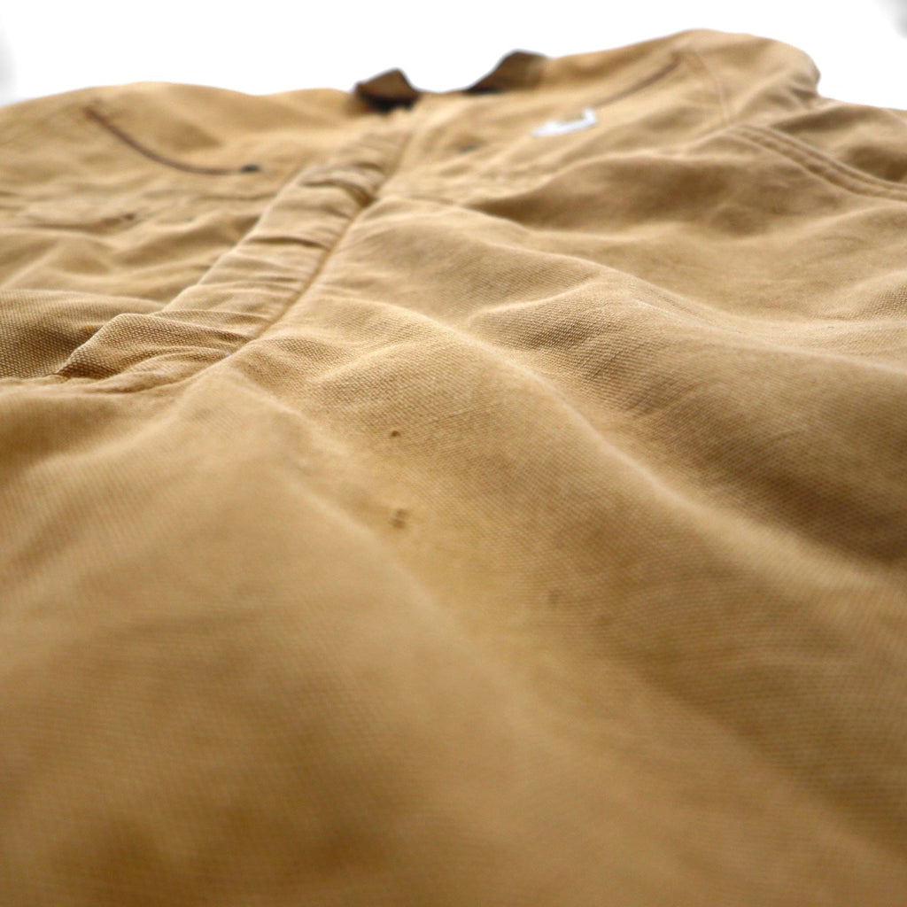 Carhartt, tuta intera imbottita in duck degli anni '70, made in USA, taglia L, color cammello, fodera trapuntata, cerniera GRIPPER ZIPPER 996QZ